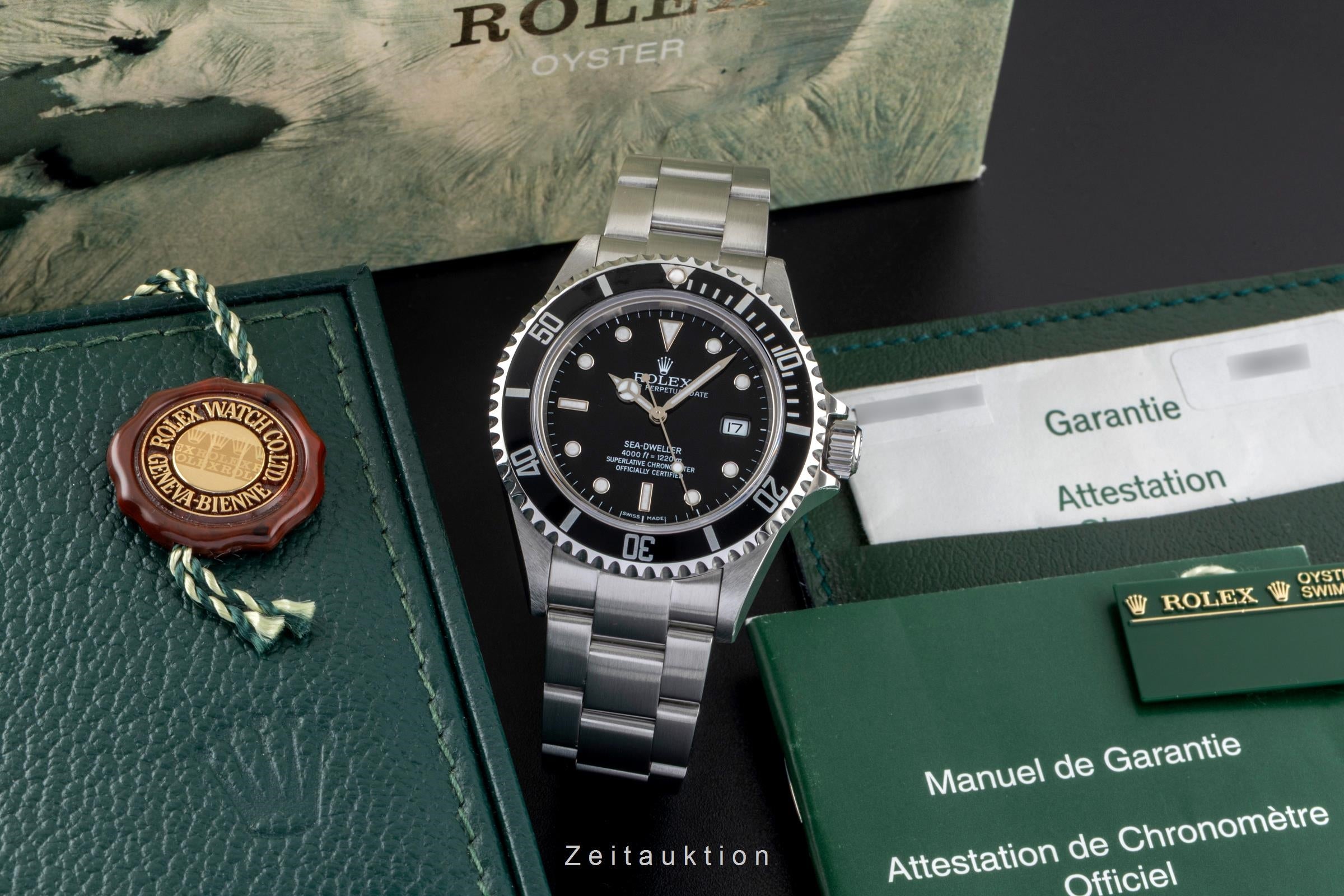 Rolex Sea-Dweller acero automático reloj para caballeros 16600  [2604600]