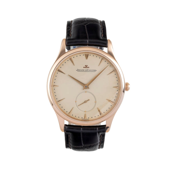 Jaeger LeCoultre Master Ultra Thin 18 ct red gold automatic men's watch Q1352520  174.2.90.S  [2604601]