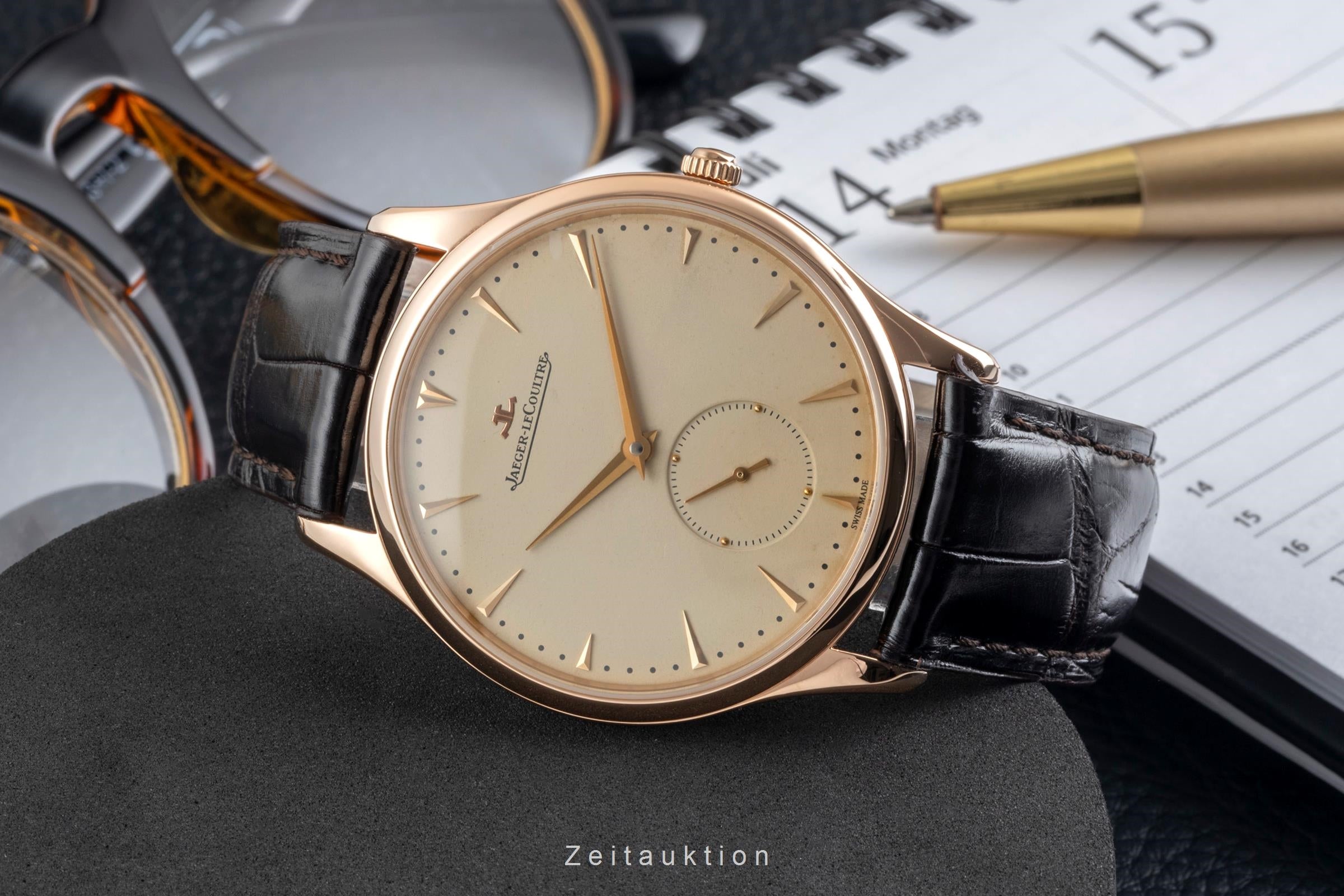 Jaeger LeCoultre Master Ultra Thin 18 ct red gold automatic men's watch Q1352520  174.2.90.S  [2604601]