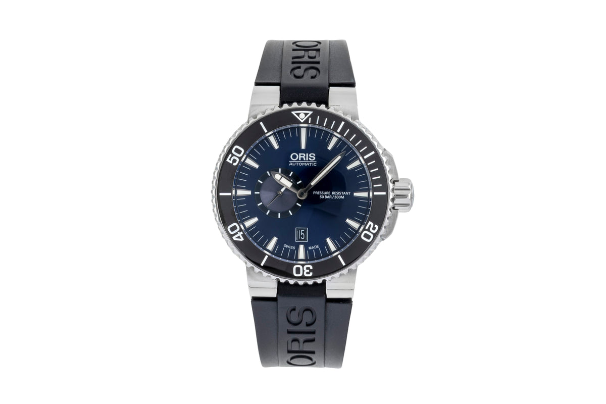 Oris Aquis Small Second Date Stahl Automatik Ref. 01 743 7673 4135-07 8 26 01PEB [2604605]