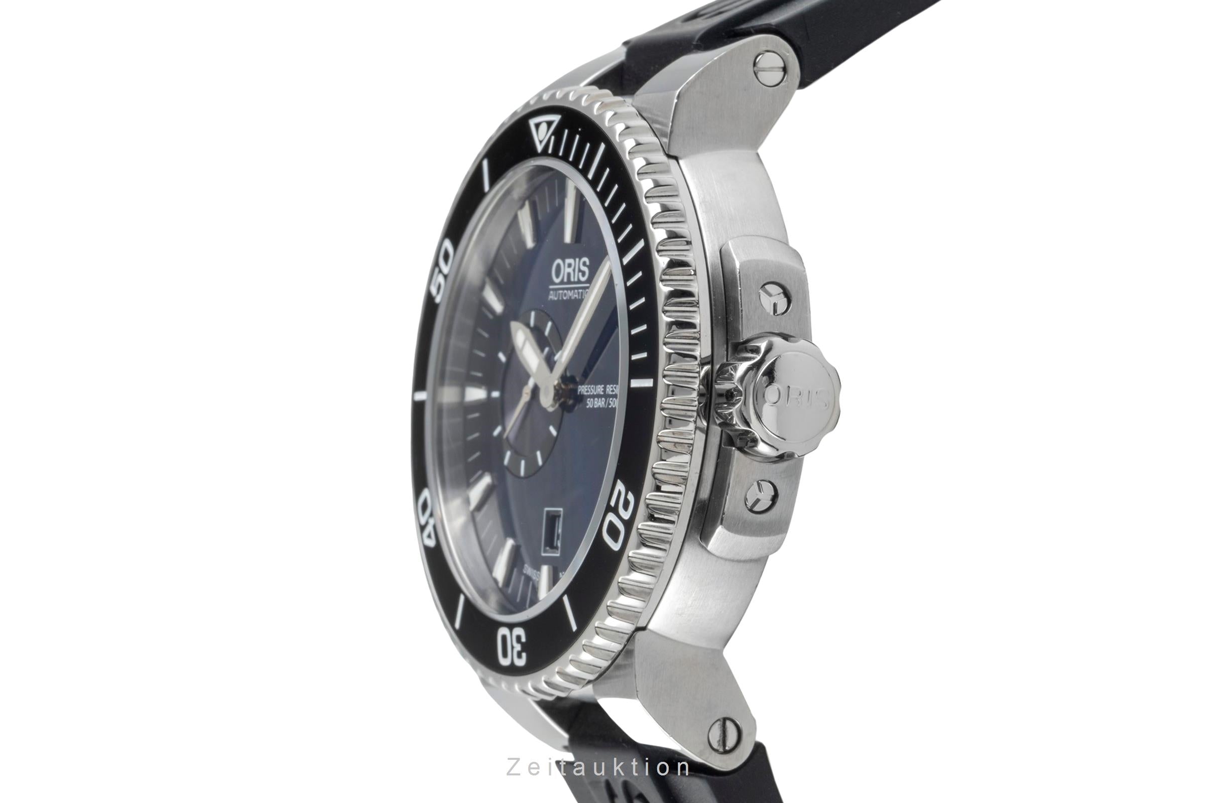 Oris Aquis Date acero automático reloj para caballeros 01 743 7673 4135-07 8 26 01PEB LP: 2200EUR  [2604605]