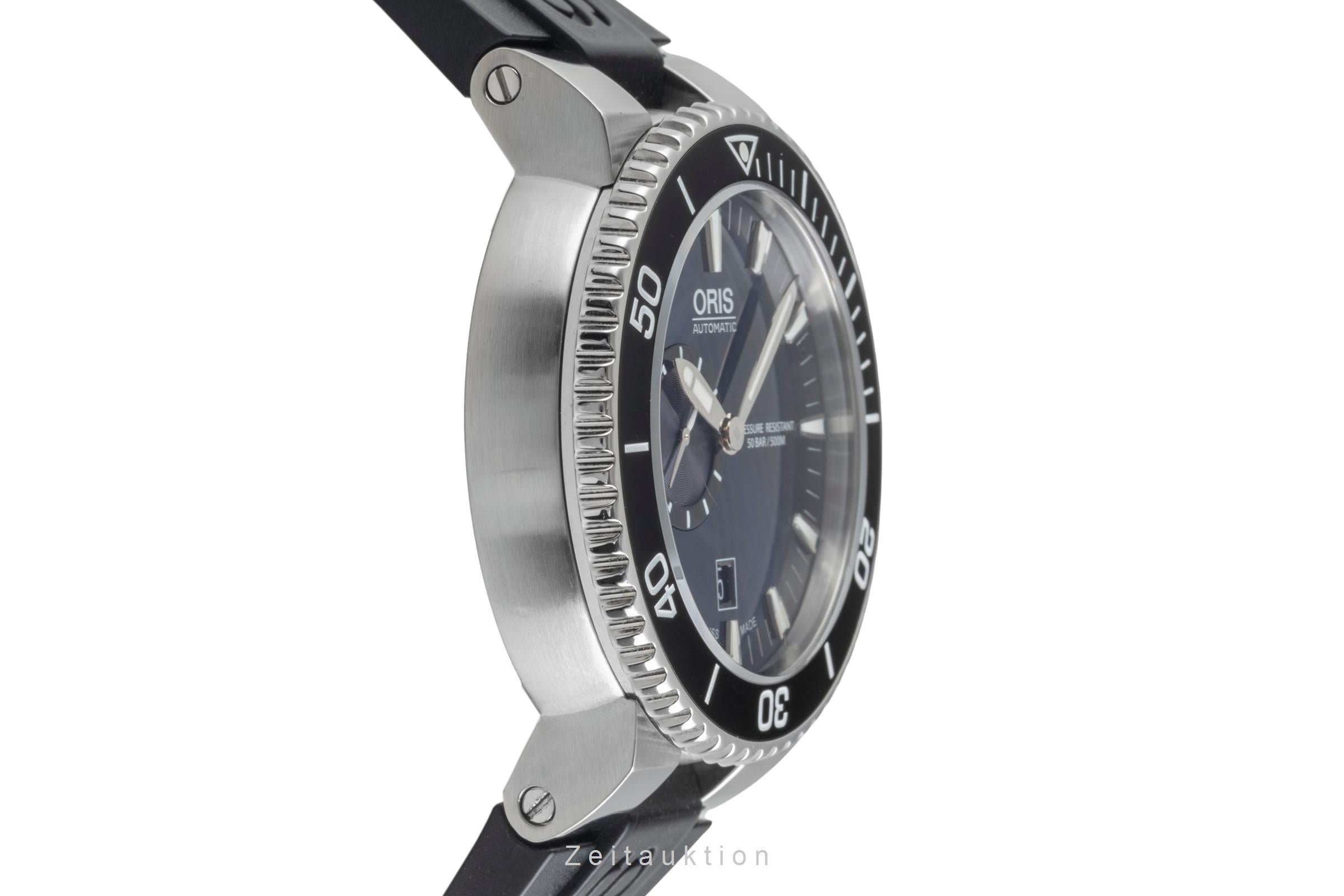 Oris Aquis Date acero automático reloj para caballeros 01 743 7673 4135-07 8 26 01PEB LP: 2200EUR  [2604605]