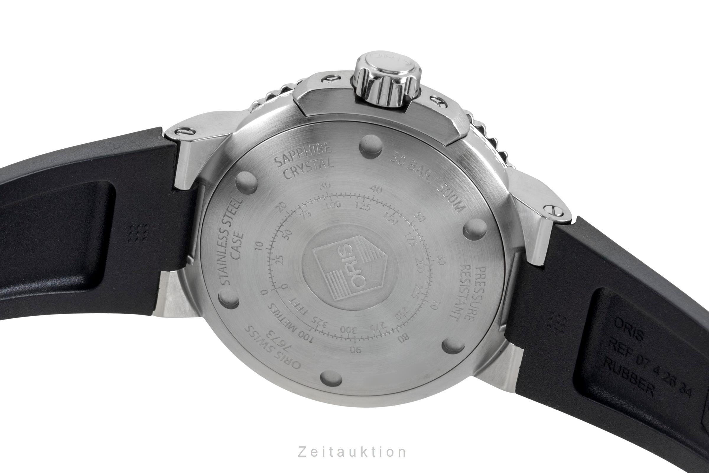 Oris Aquis Date acero automático reloj para caballeros 01 743 7673 4135-07 8 26 01PEB LP: 2200EUR  [2604605]