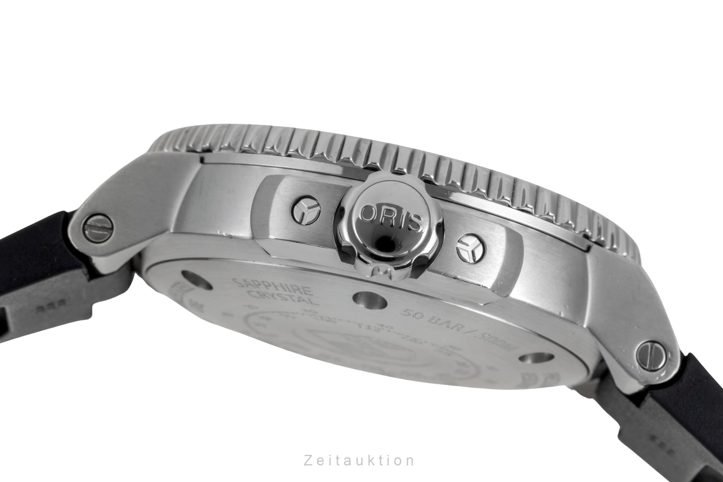Oris Aquis Date acero automático reloj para caballeros 01 743 7673 4135-07 8 26 01PEB LP: 2200EUR  [2604605]