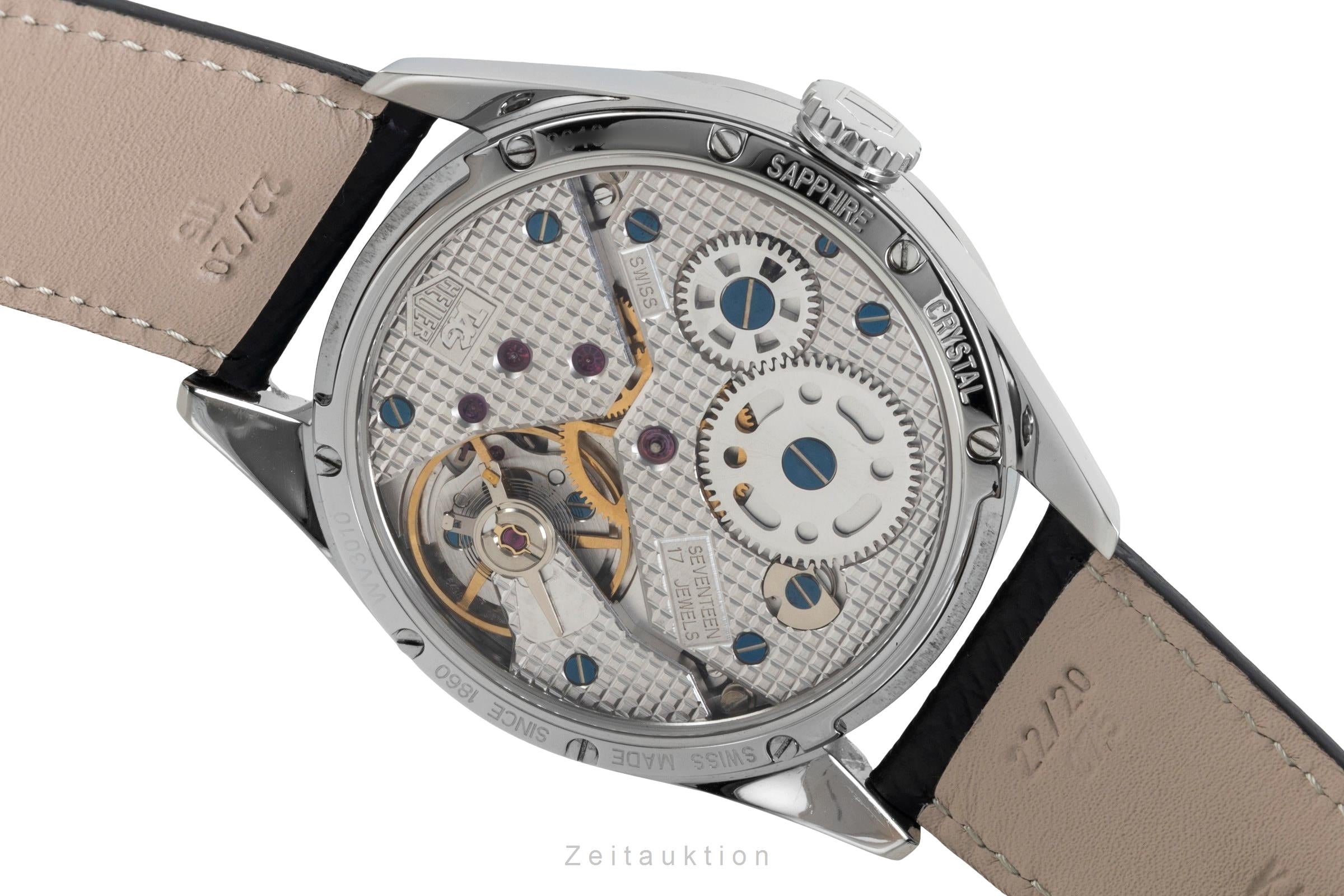 Tag Heuer Carrera acero cuerda manual reloj para caballeros WV3010 Limited  [2604608]