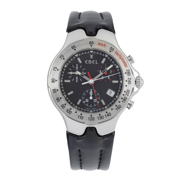Ebel Sportwave cronógrafo acero / titanio cuarzo reloj para caballeros E9251642  [2604612]
