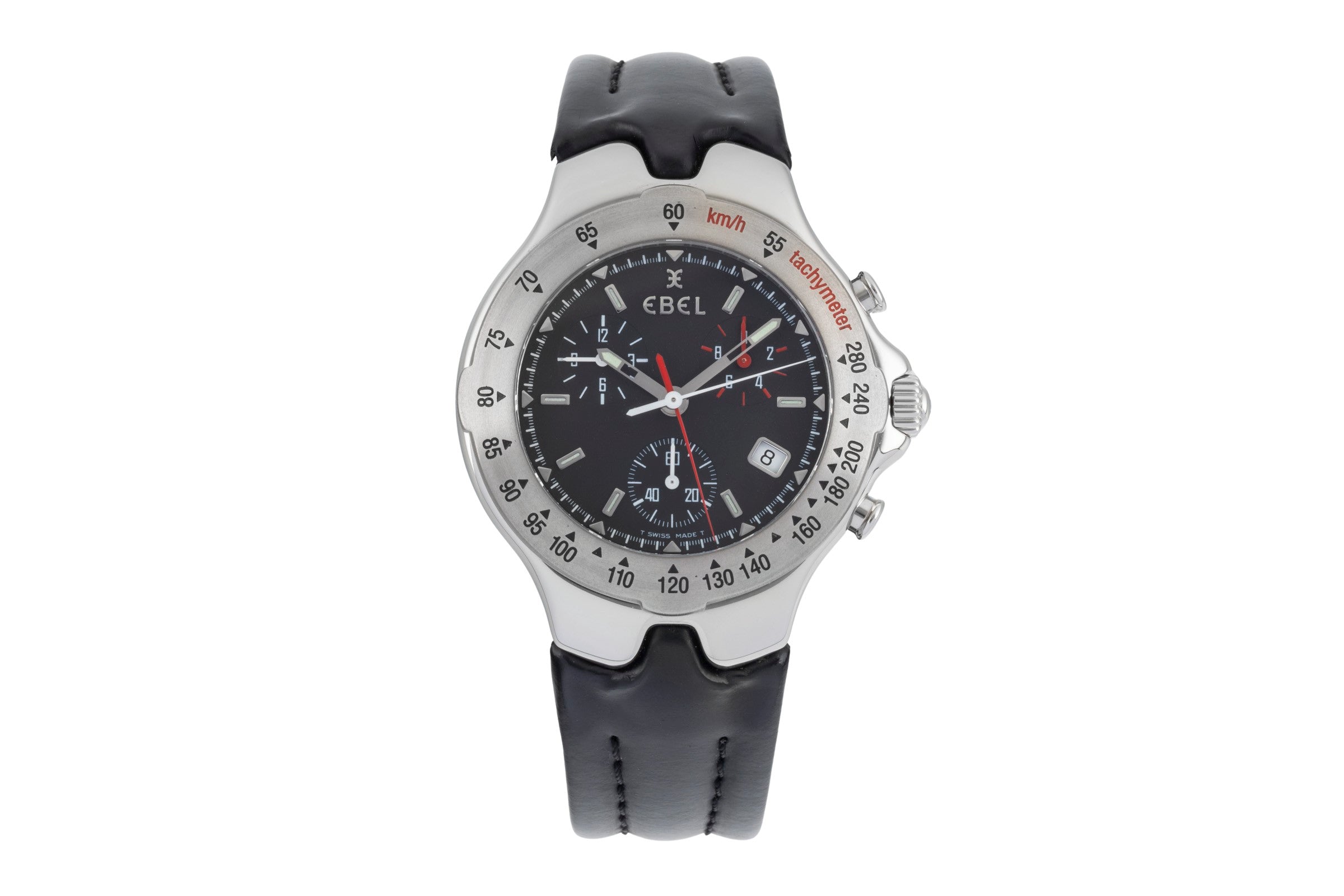Ebel Sportwave cronógrafo acero / titanio cuarzo reloj para caballeros E9251642  [2604612]