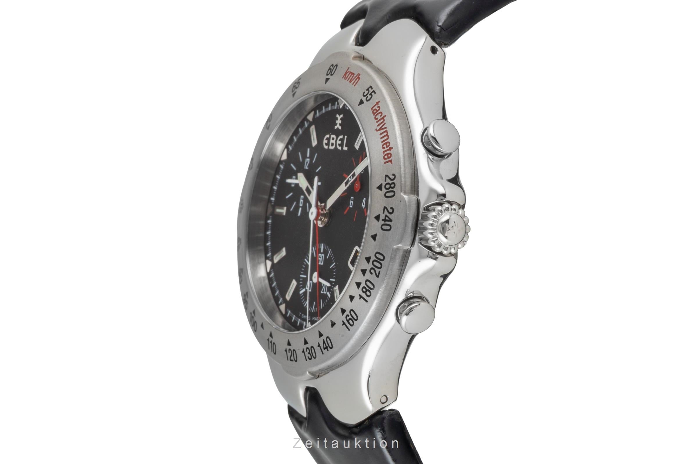 Ebel Sportwave cronógrafo acero / titanio cuarzo reloj para caballeros E9251642  [2604612]