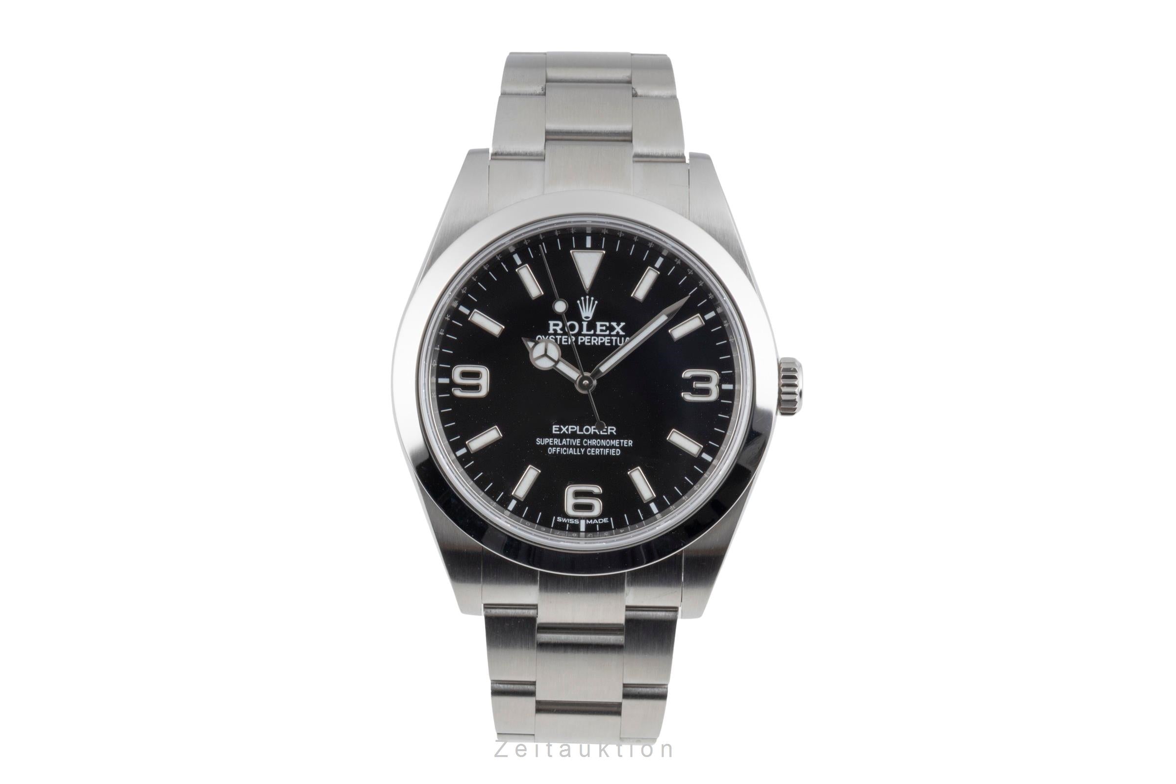Rolex Explorer steel automatic men's watch 214270  [2604616]