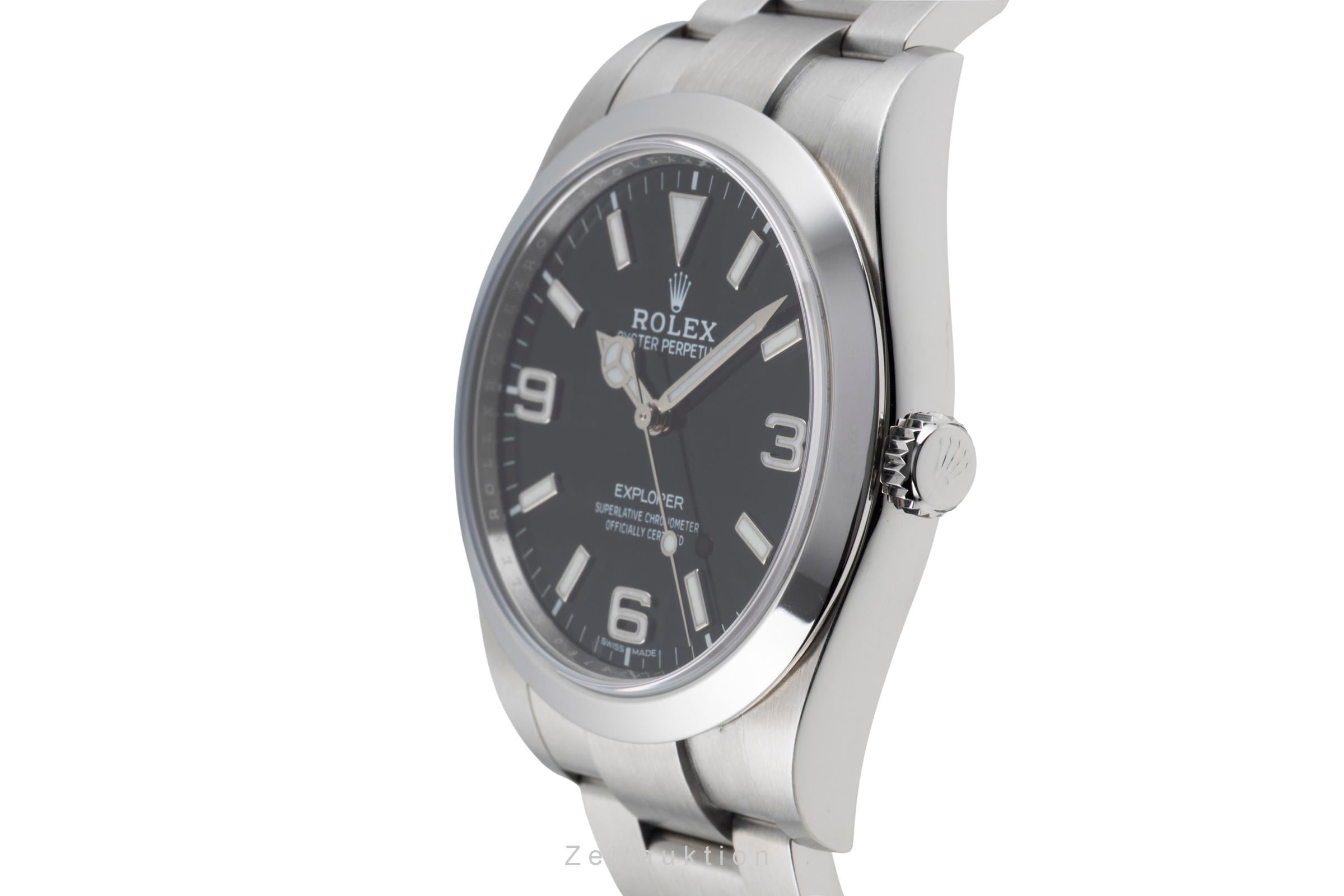 Rolex Explorer steel automatic men's watch 214270  [2604616]