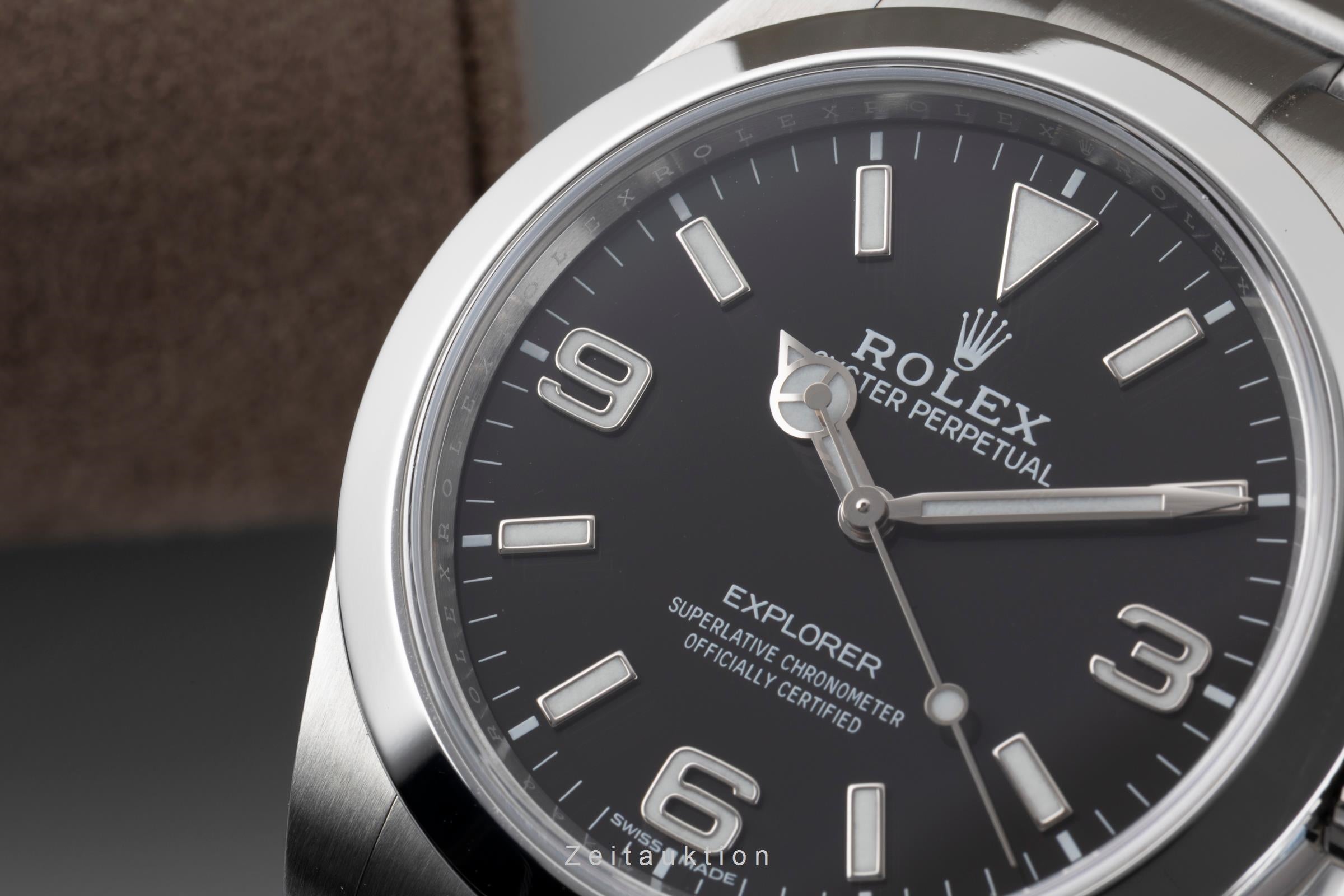 Rolex Explorer steel automatic men's watch 214270  [2604616]