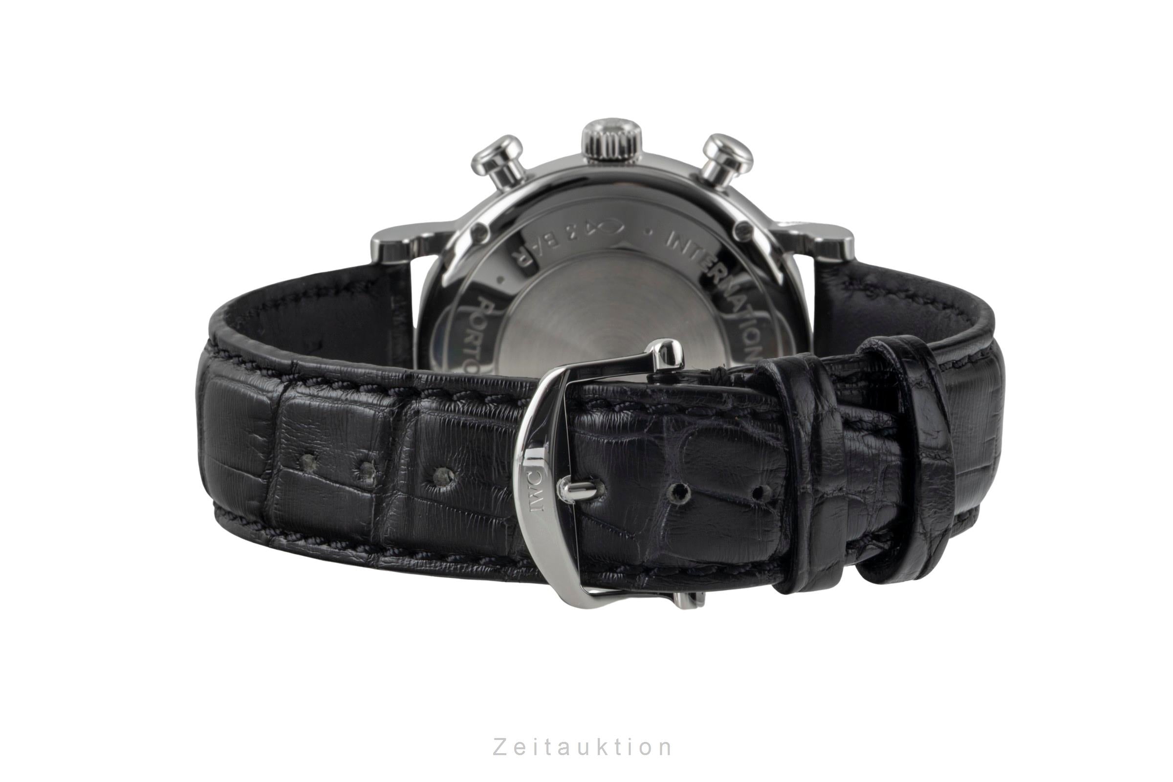 IWC Portofino cronógrafo acero automático reloj para caballeros IW391406 LP: 6800EUR  [2604618]