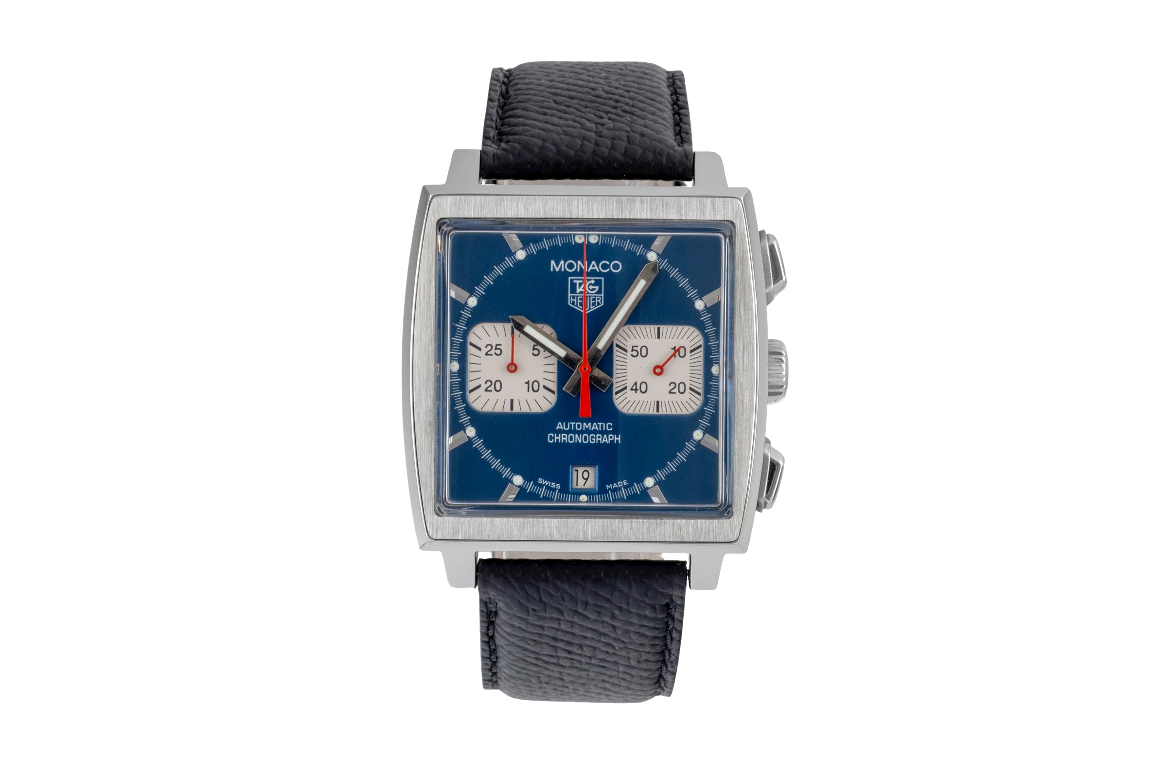 Tag Heuer Monaco chronograph steel automatic men's watch CW2113 LP: 8250EUR  [2604620]