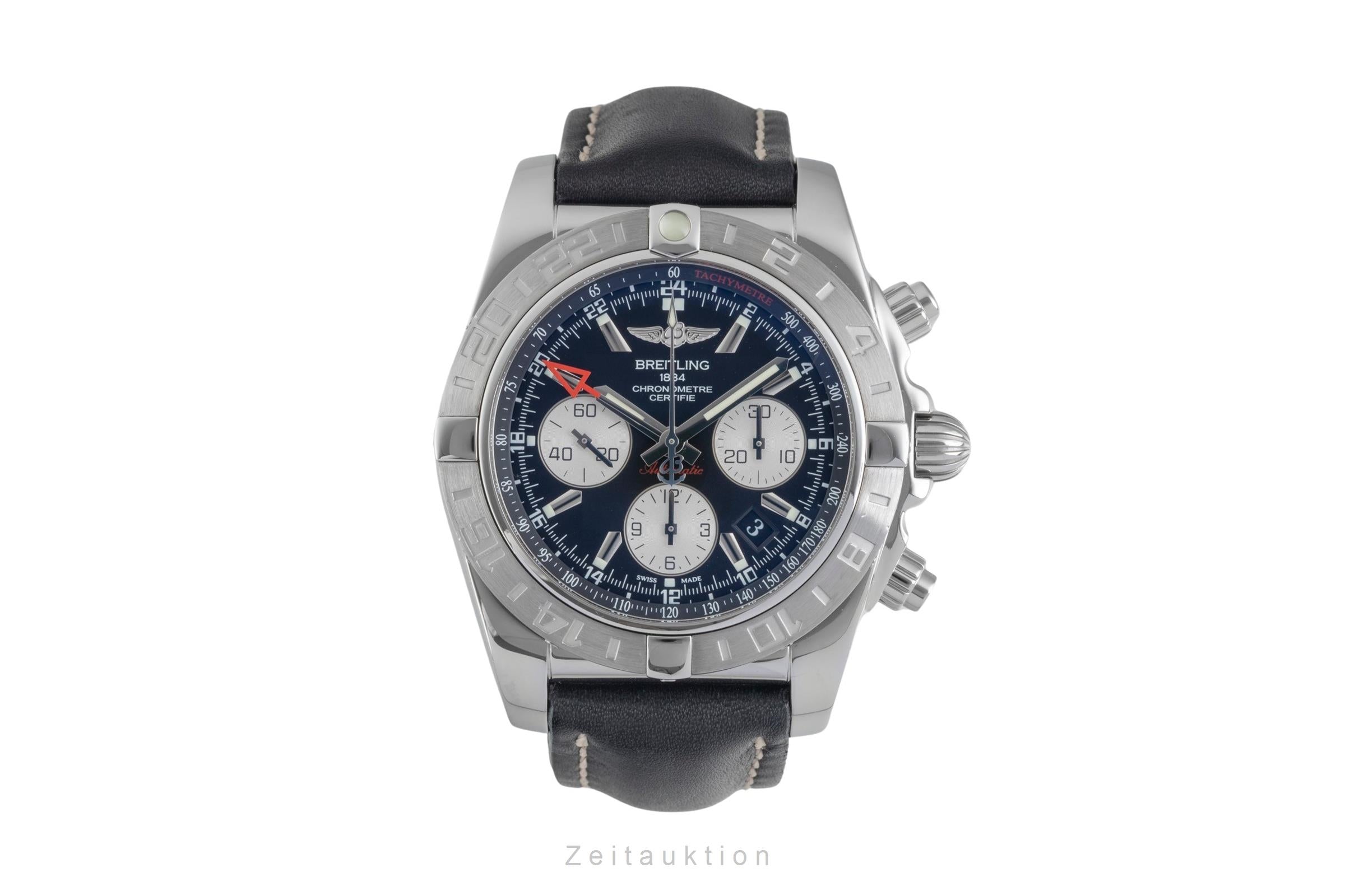 Breitling Chronomat 44 GMT chronographe acier automatique montre pour hommes AB042011/BB56  [2604621]