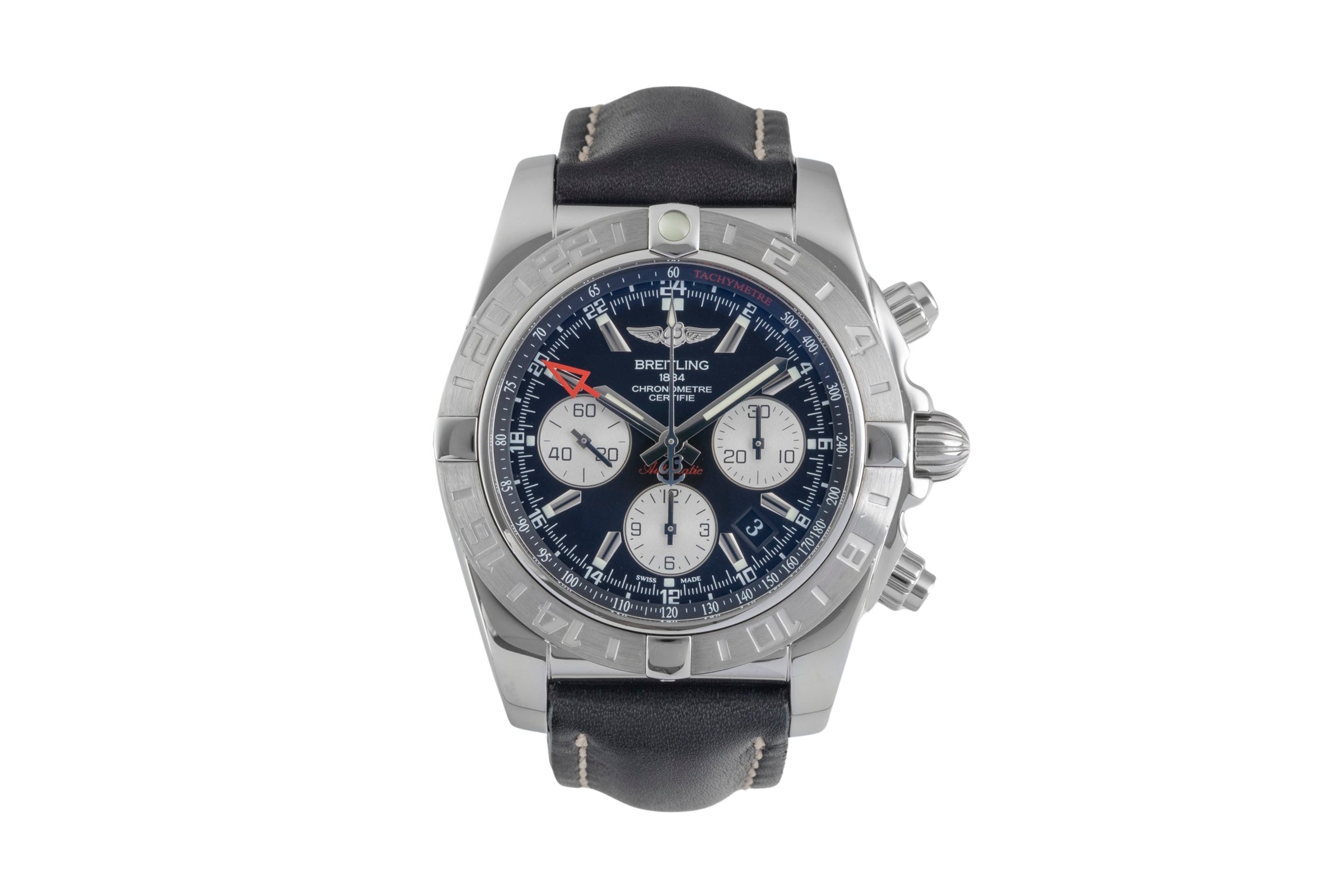 Breitling Chronomat 44 GMT chronographe acier automatique montre pour hommes AB042011/BB56  [2604621]