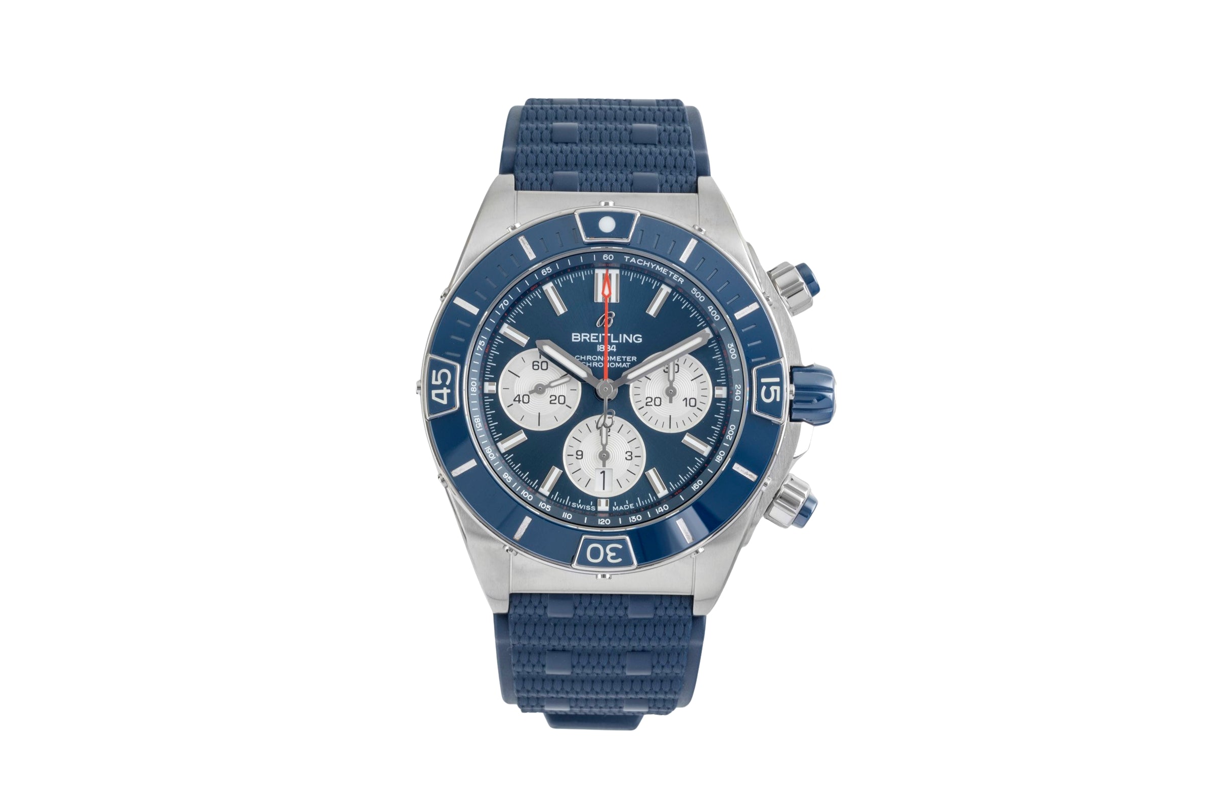 Breitling Chronomat 44 chronographe acier automatique montre pour hommes AB0136161C1S1 LP: 10200EUR  [2604622]