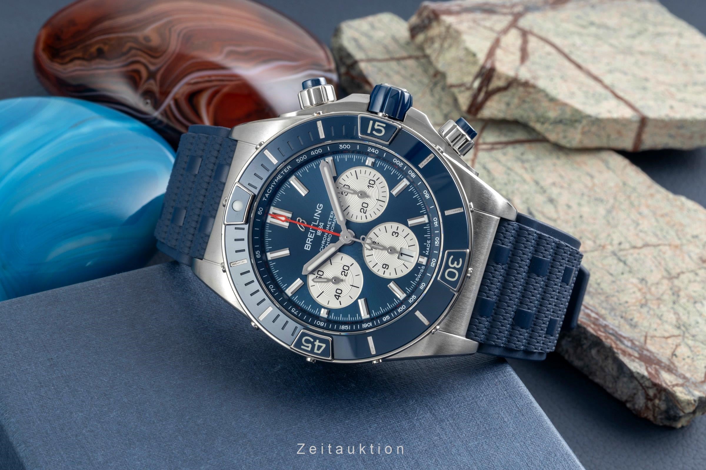 Breitling Super Chronomat B01 44 Stahl Ref. AB0136161C1S1 B&P NP: 10200,- € [2604622]