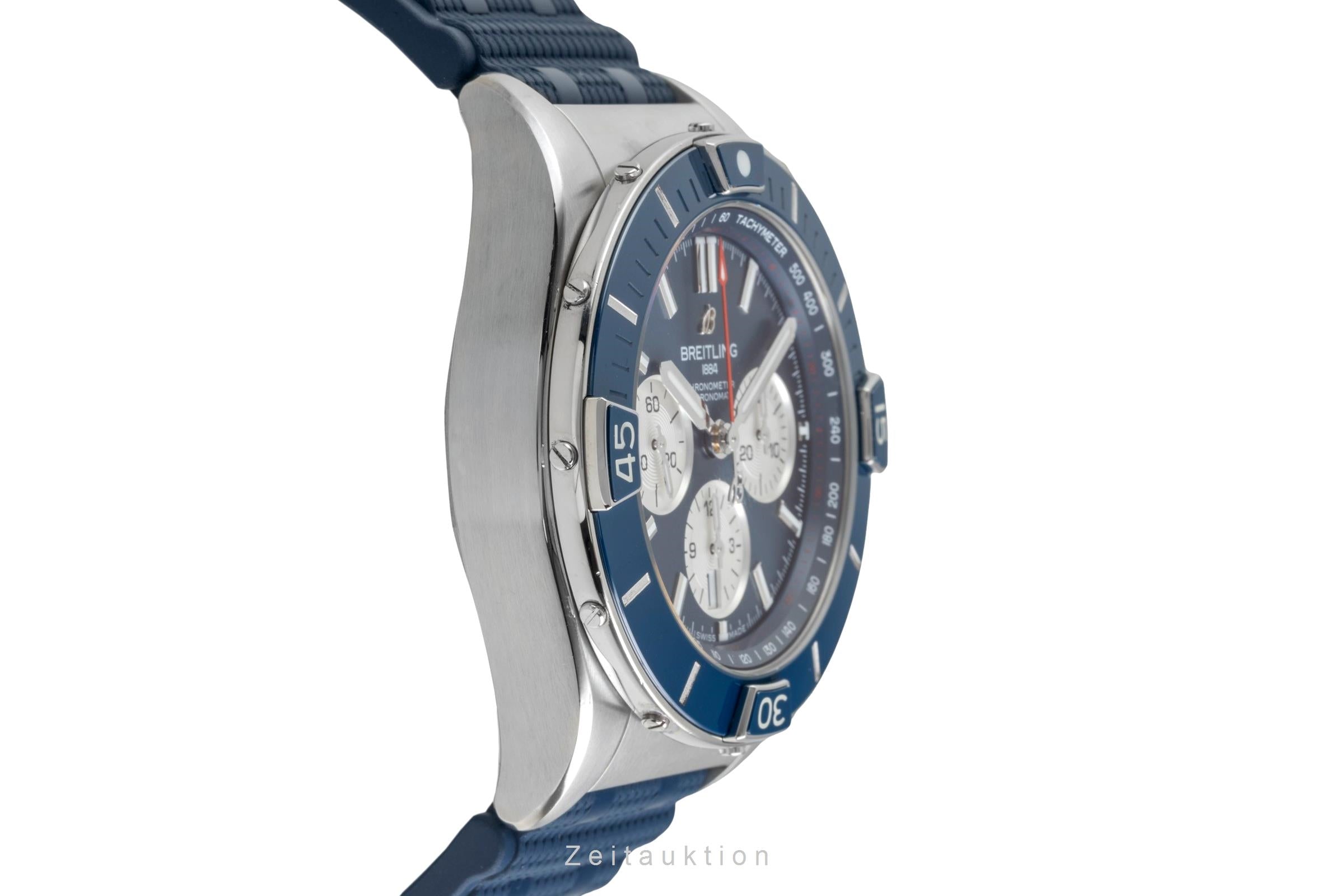 Breitling Super Chronomat B01 44 Stahl Ref. AB0136161C1S1 B&P NP: 10200,- € [2604622]
