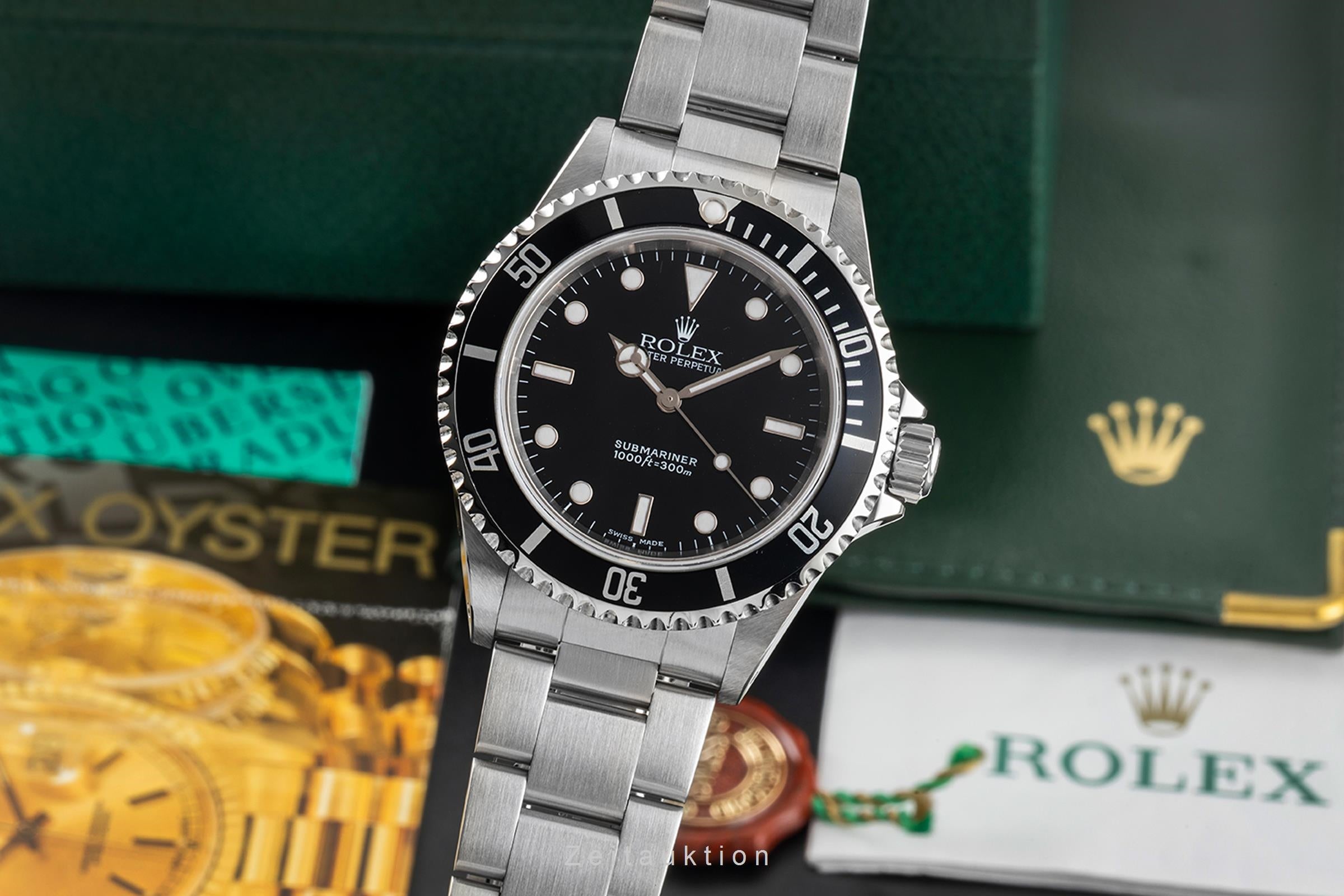 Rolex Submariner acier automatique montre pour hommes 14060M  [2604623]