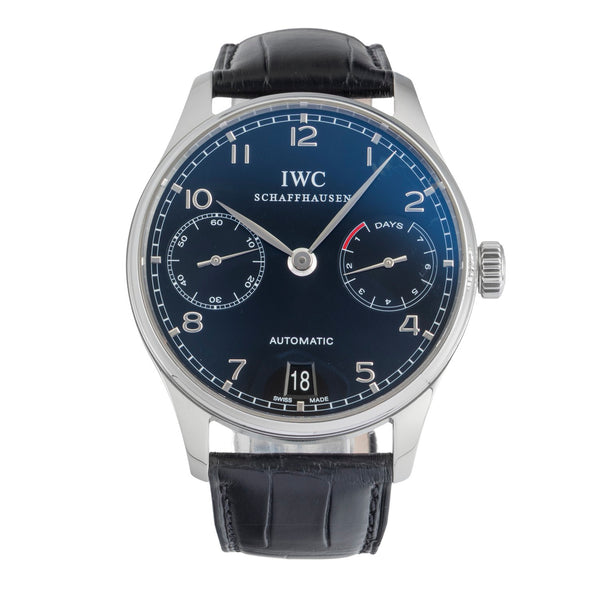 IWC Portugieser steel automatic men's watch IW500109 LP: 14000EUR  [2604624]