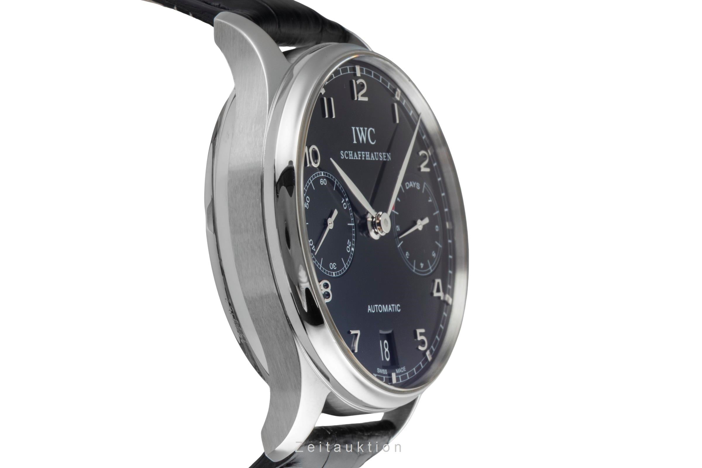 IWC Portugieser steel automatic men's watch IW500109 LP: 14000EUR  [2604624]