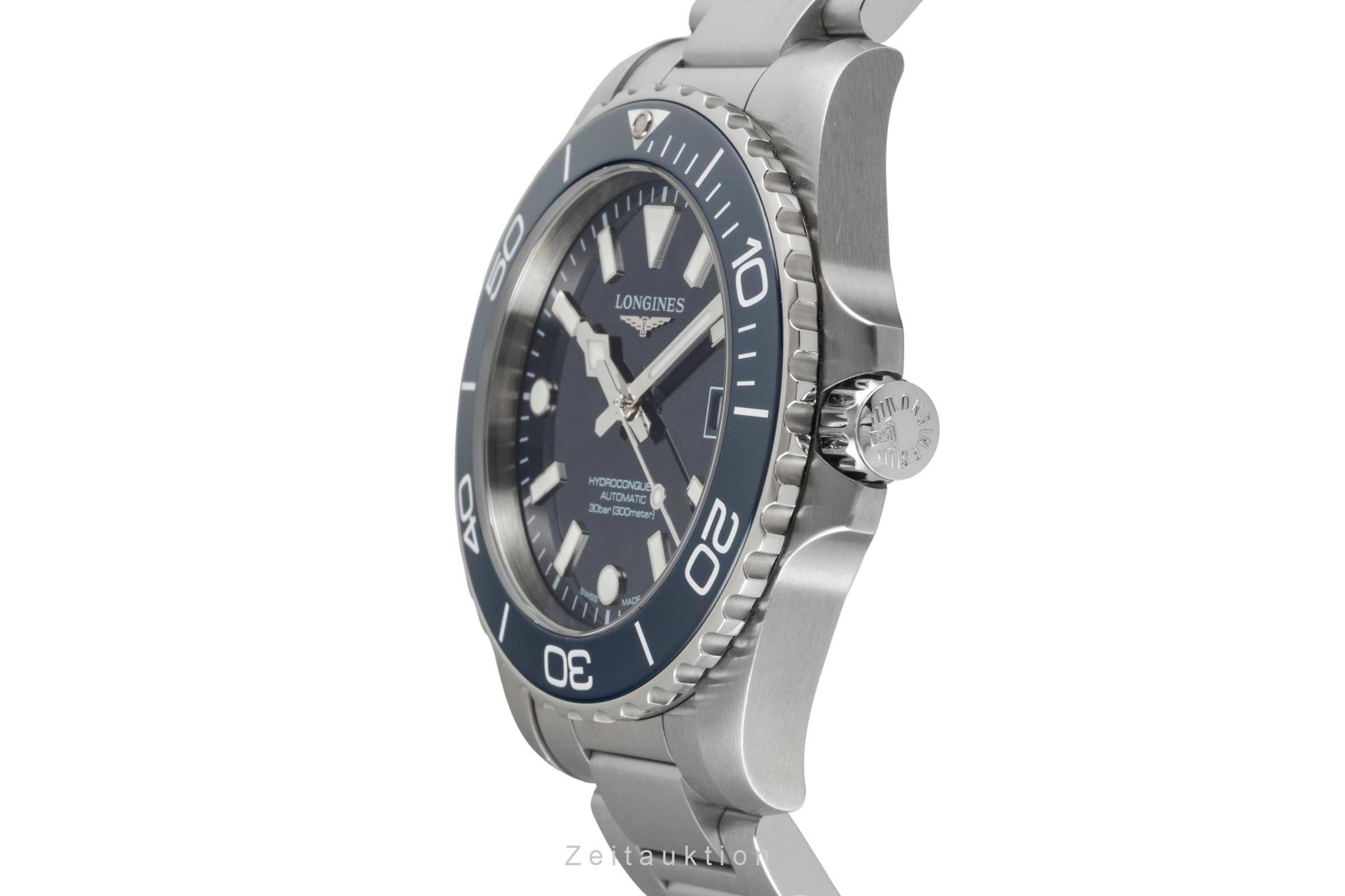 Longines Hydro Conquest acciaio automatismo orologio da uomo L3.779.4.96.6 LP: 2150EUR  [2604626]