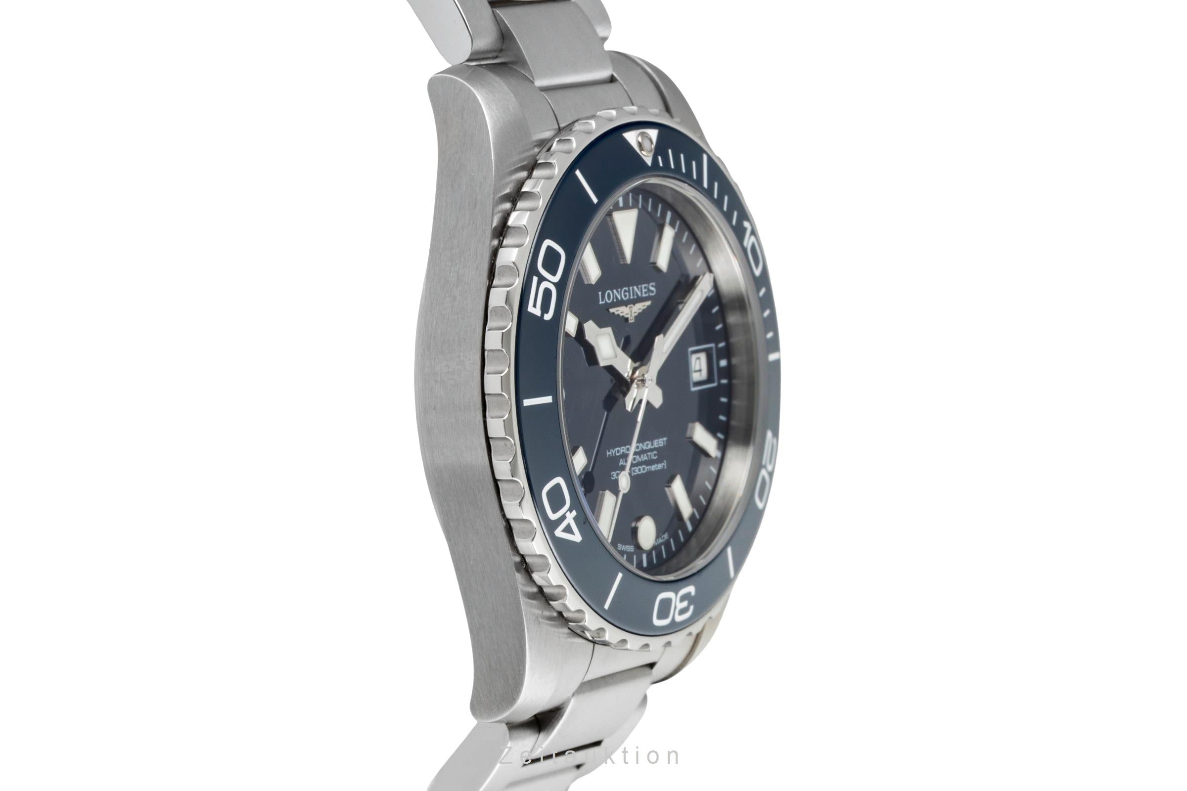 Longines Hydro Conquest acciaio automatismo orologio da uomo L3.779.4.96.6 LP: 2150EUR  [2604626]