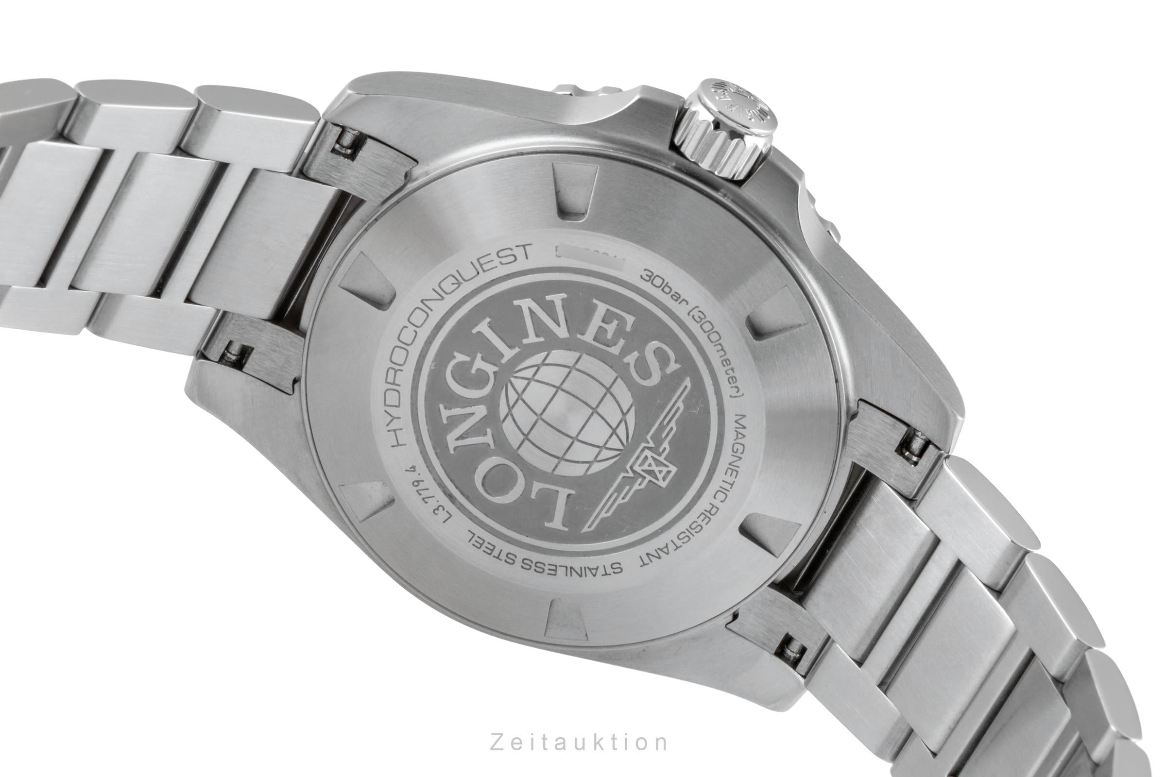 Longines Hydro Conquest acciaio automatismo orologio da uomo L3.779.4.96.6 LP: 2150EUR  [2604626]