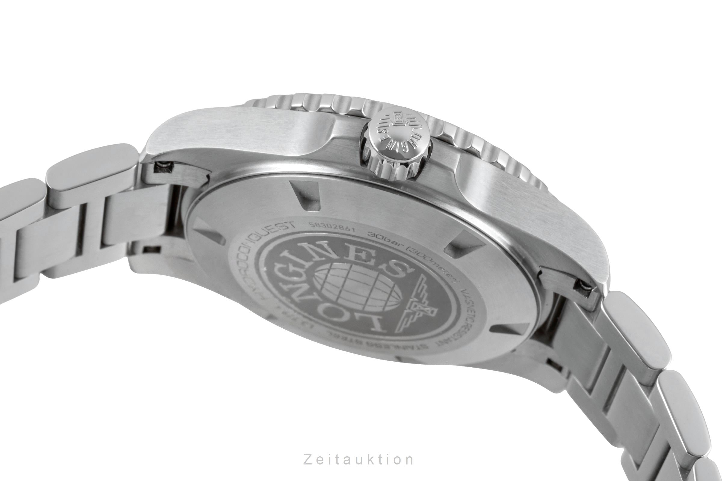 Longines Hydro Conquest acciaio automatismo orologio da uomo L3.779.4.96.6 LP: 2150EUR  [2604626]