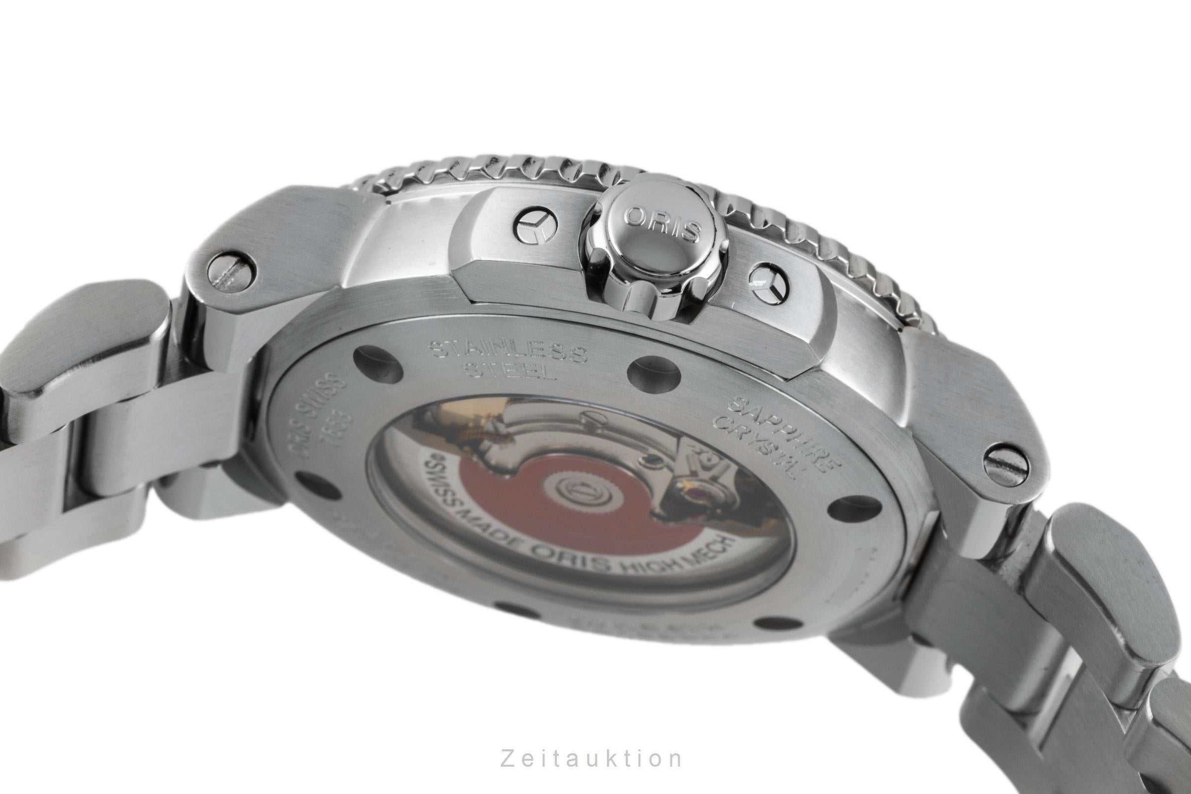 Oris Aquis Date acero automático reloj para caballeros 01 733 7653 4135-07 8 26 01PEB LP: 1800EUR  [2604627]