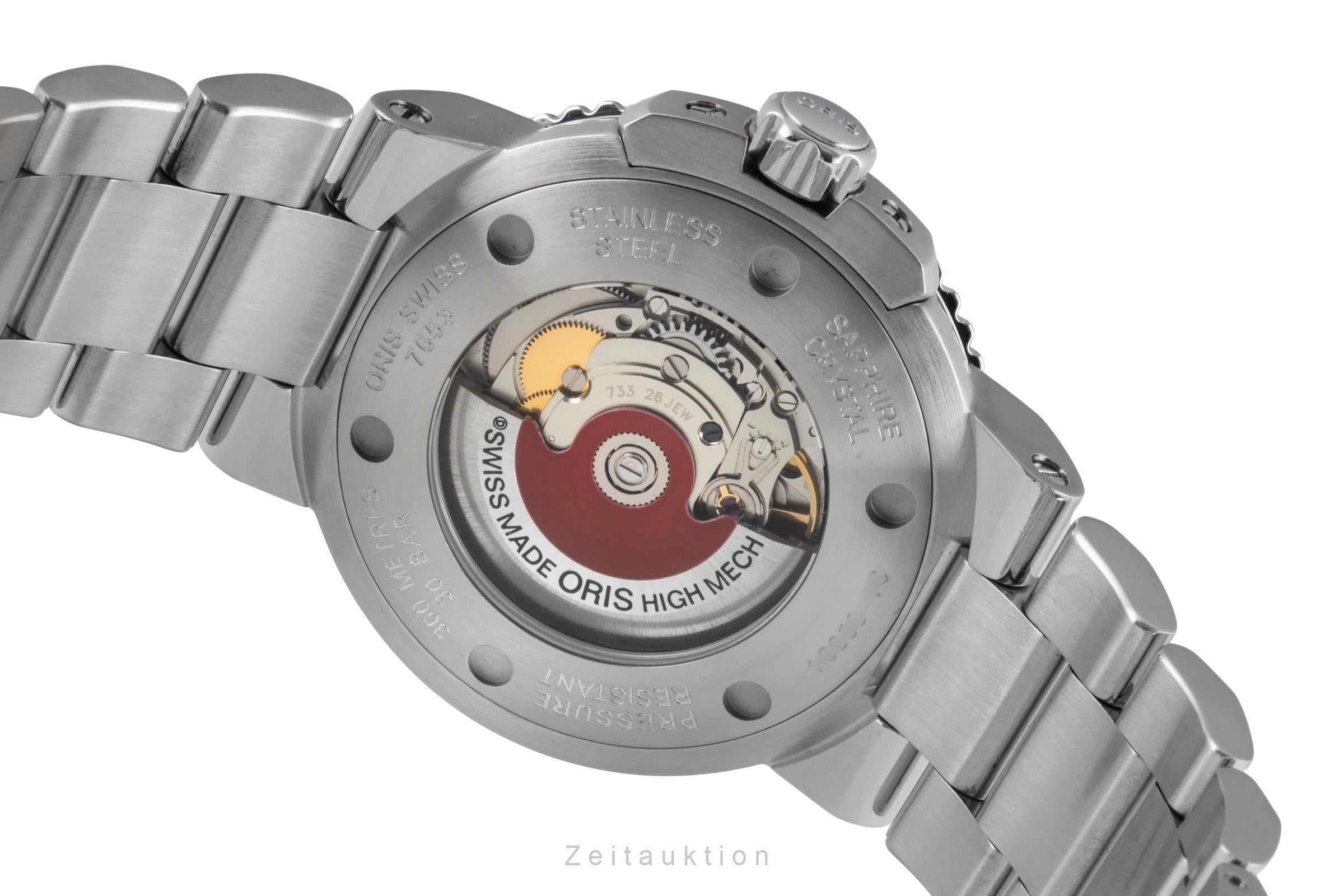 Oris Aquis Date acero automático reloj para caballeros 01 733 7653 4135-07 8 26 01PEB LP: 1800EUR  [2604627]