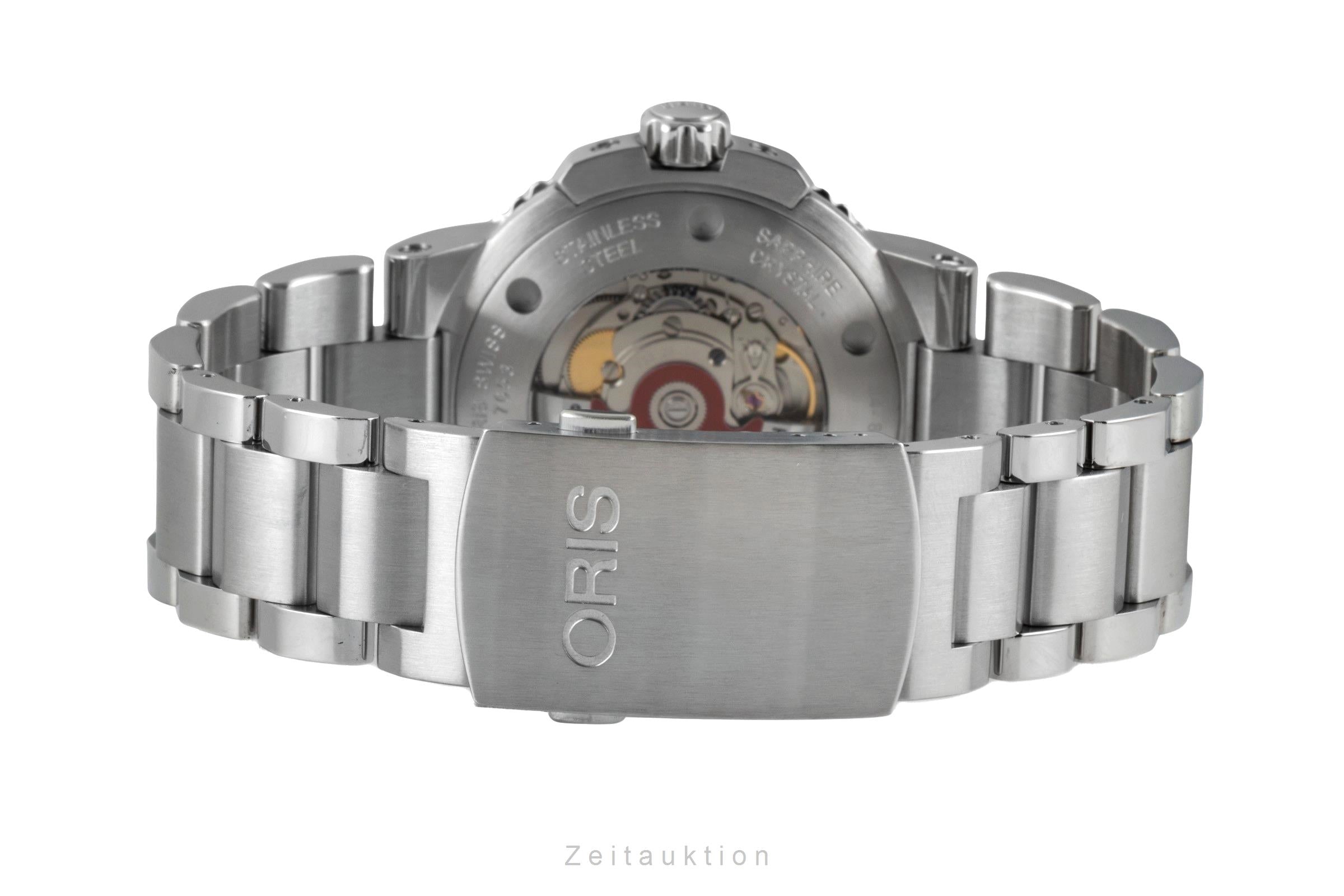 Oris Aquis Date acero automático reloj para caballeros 01 733 7653 4135-07 8 26 01PEB LP: 1800EUR  [2604627]