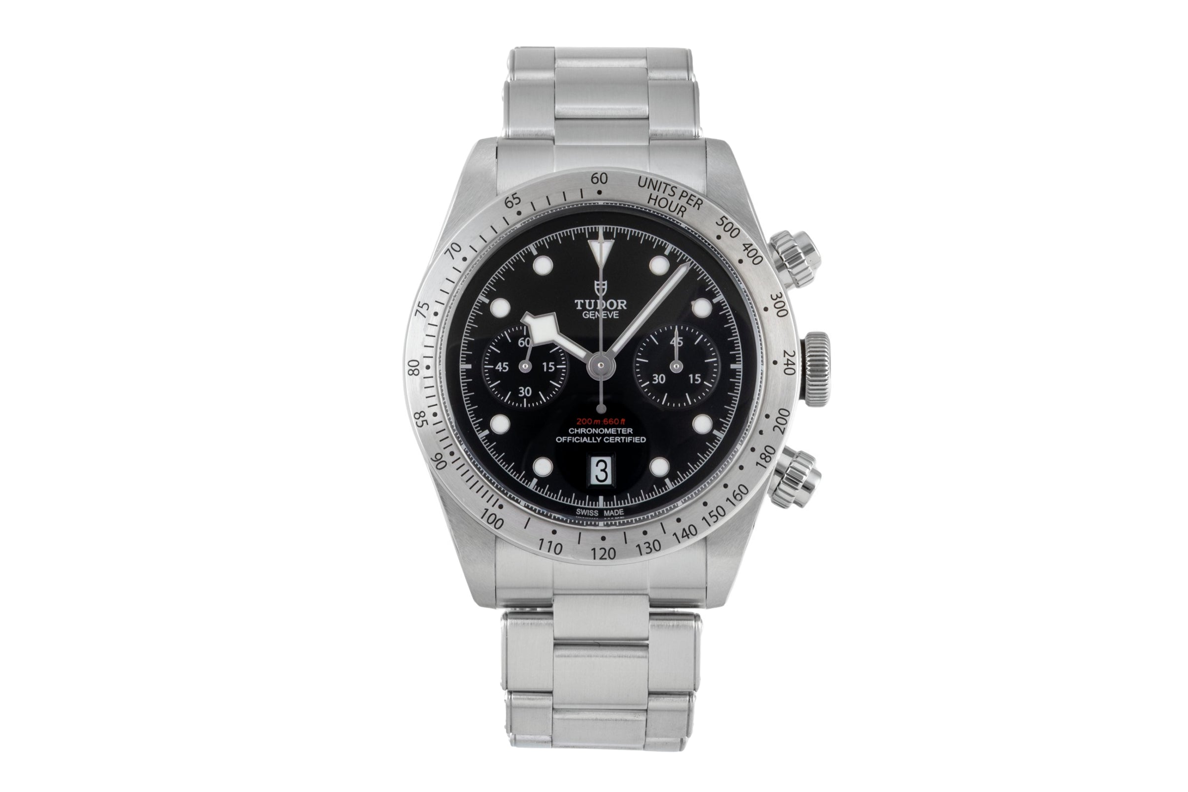 Tudor Heritage Chronograph  chronographe acier automatique montre pour hommes 79350  [2604628]