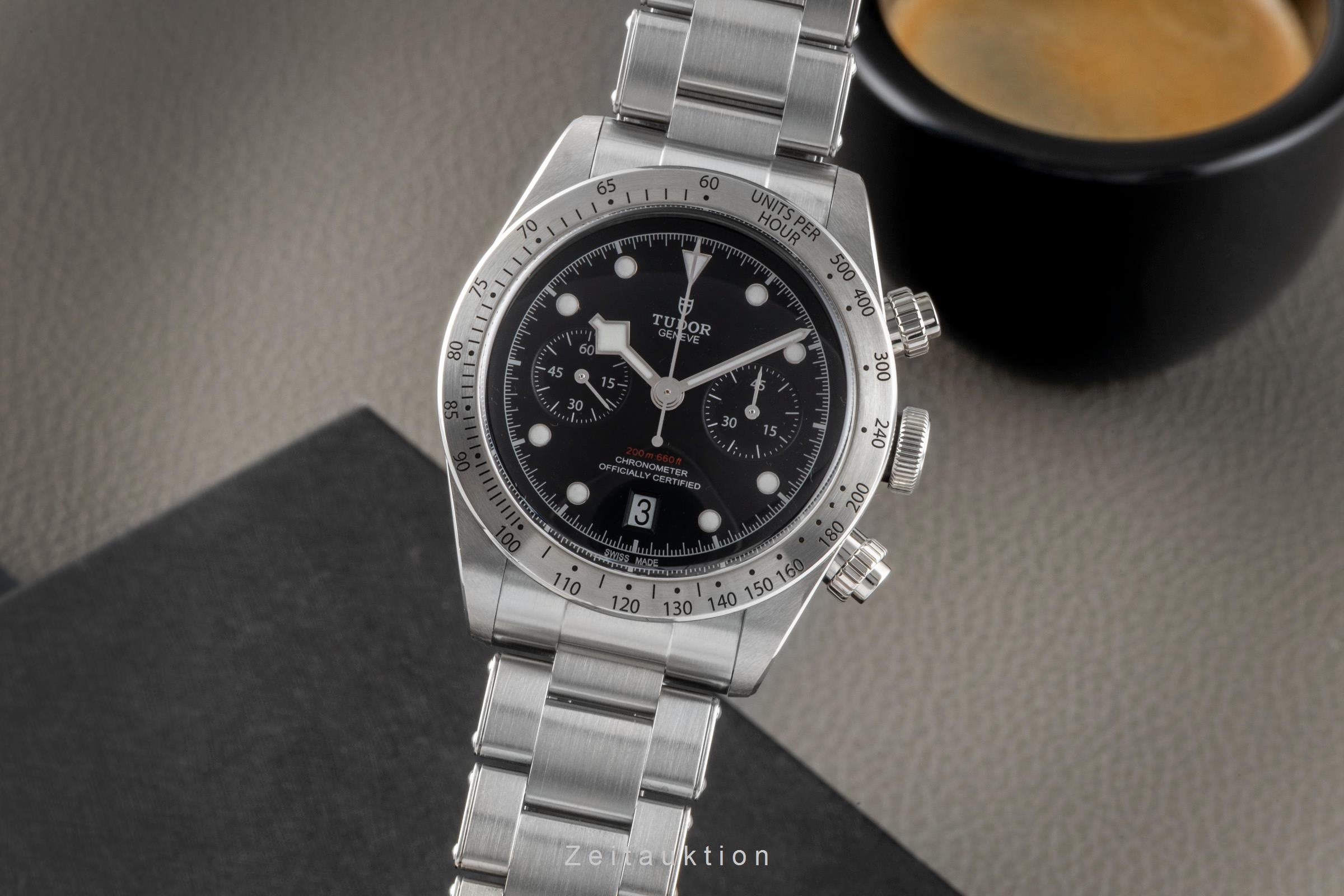 Tudor Heritage Chronograph  chronograph steel automatic men's watch 79350  [2604628]