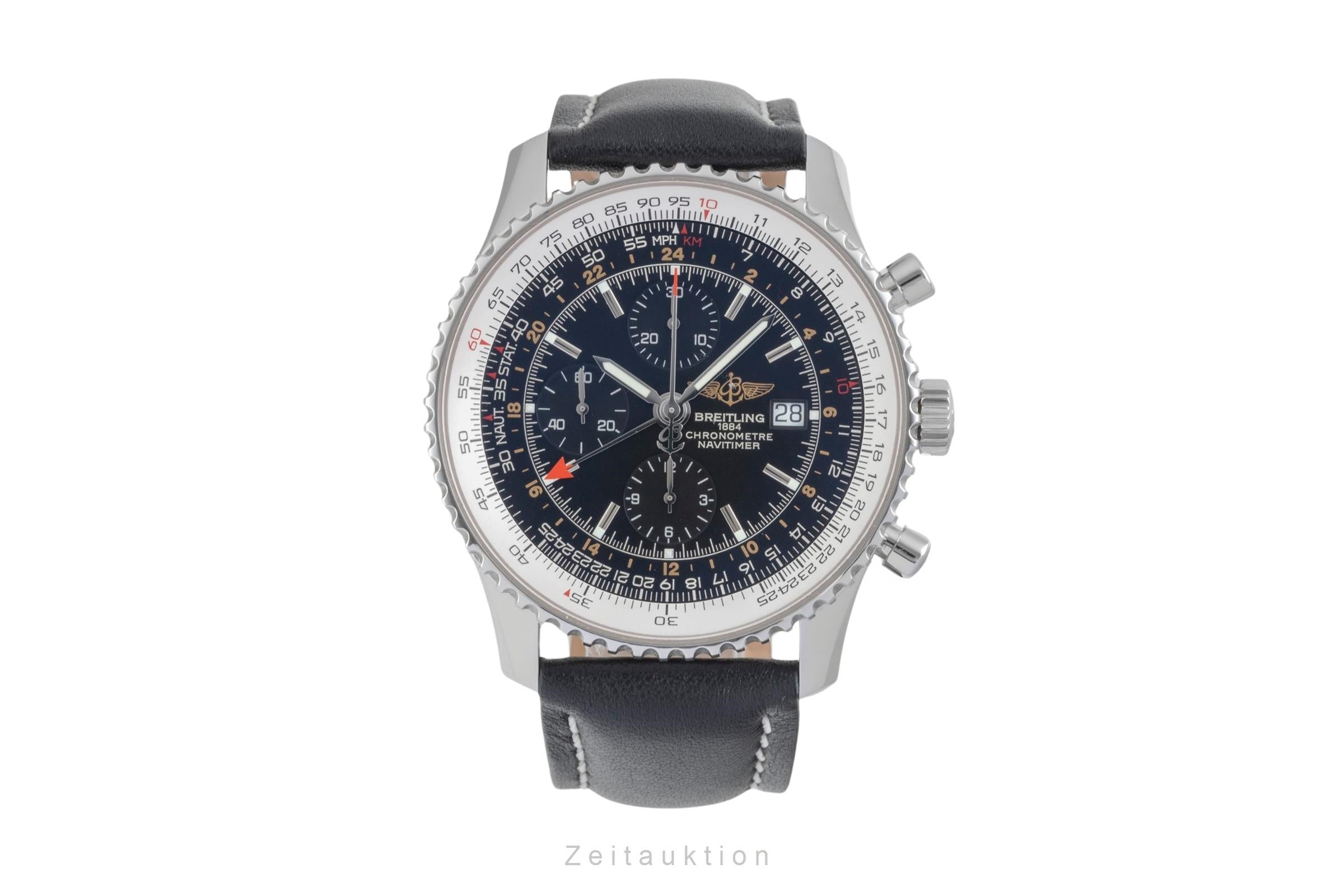 Breitling Navitimer World cronógrafo acero automático reloj para caballeros A24322  [2604634]