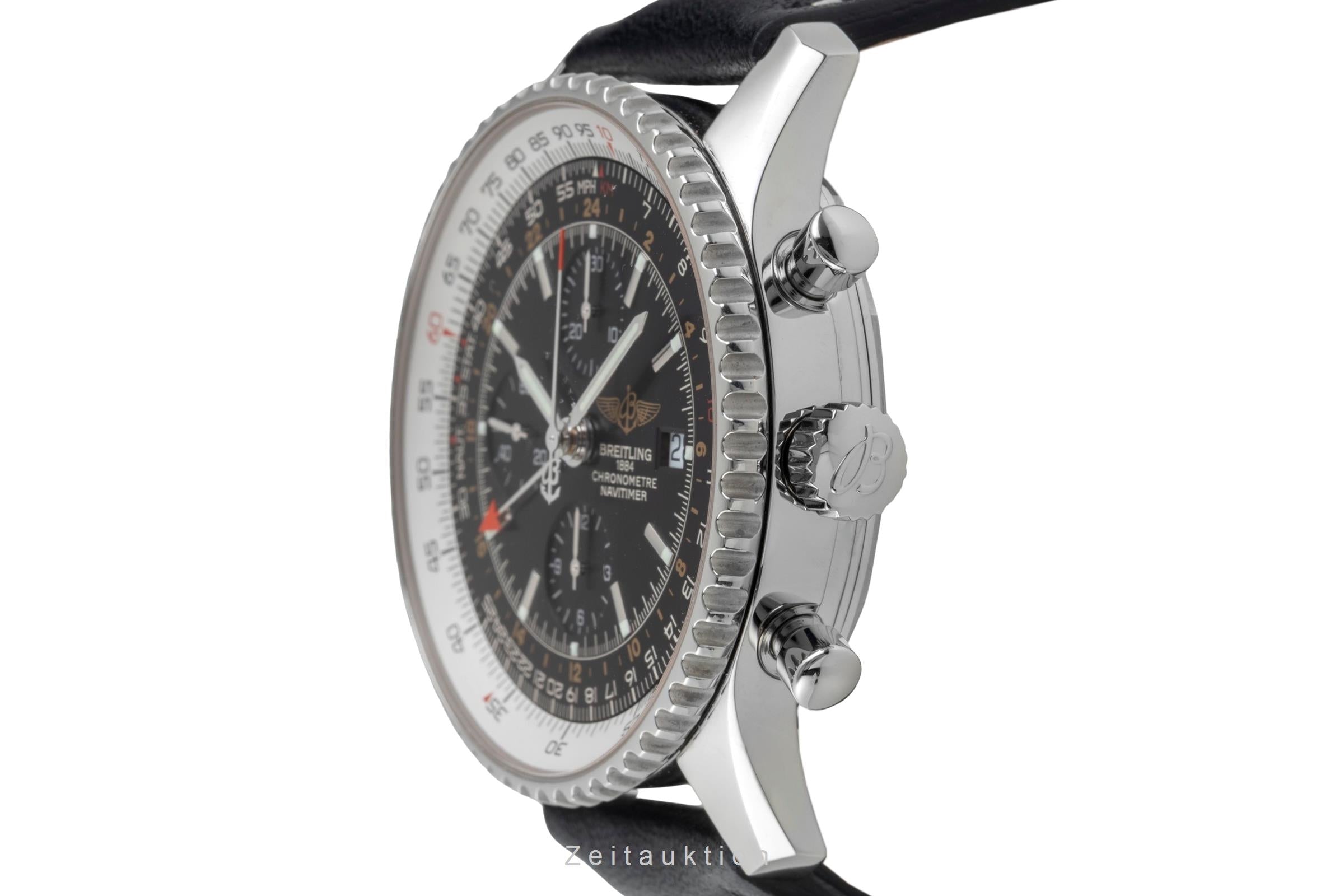 Breitling Navitimer World cronógrafo acero automático reloj para caballeros A24322  [2604634]