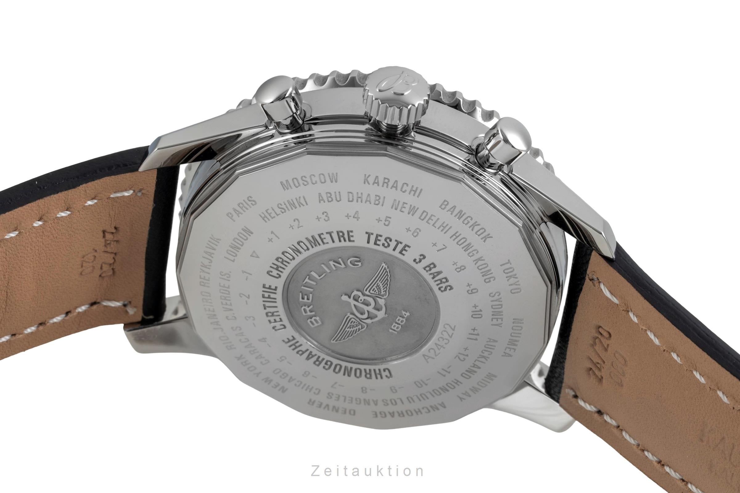 Breitling Navitimer World cronógrafo acero automático reloj para caballeros A24322  [2604634]