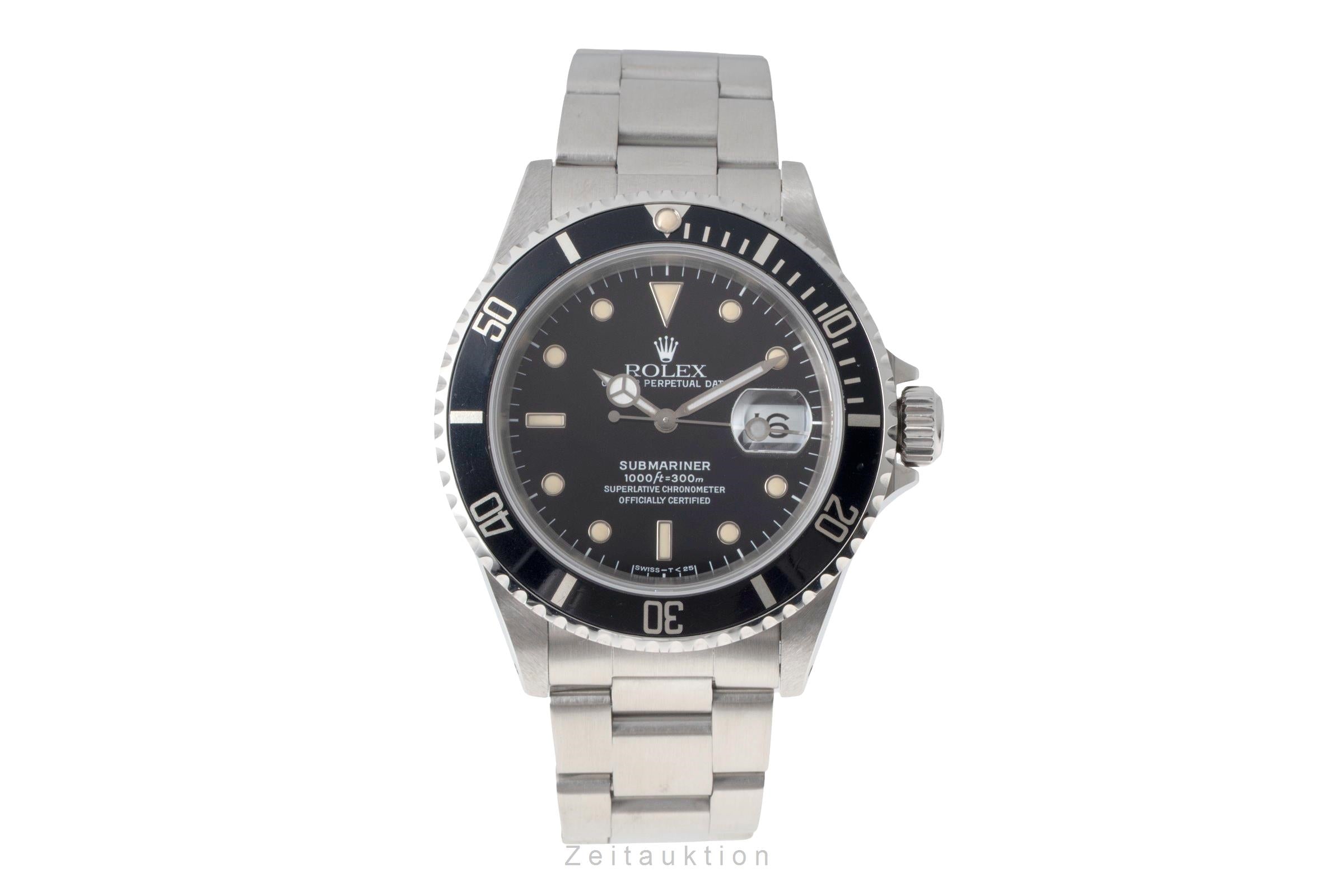 Rolex Submariner acero automático reloj para caballeros 16610  [2604638]