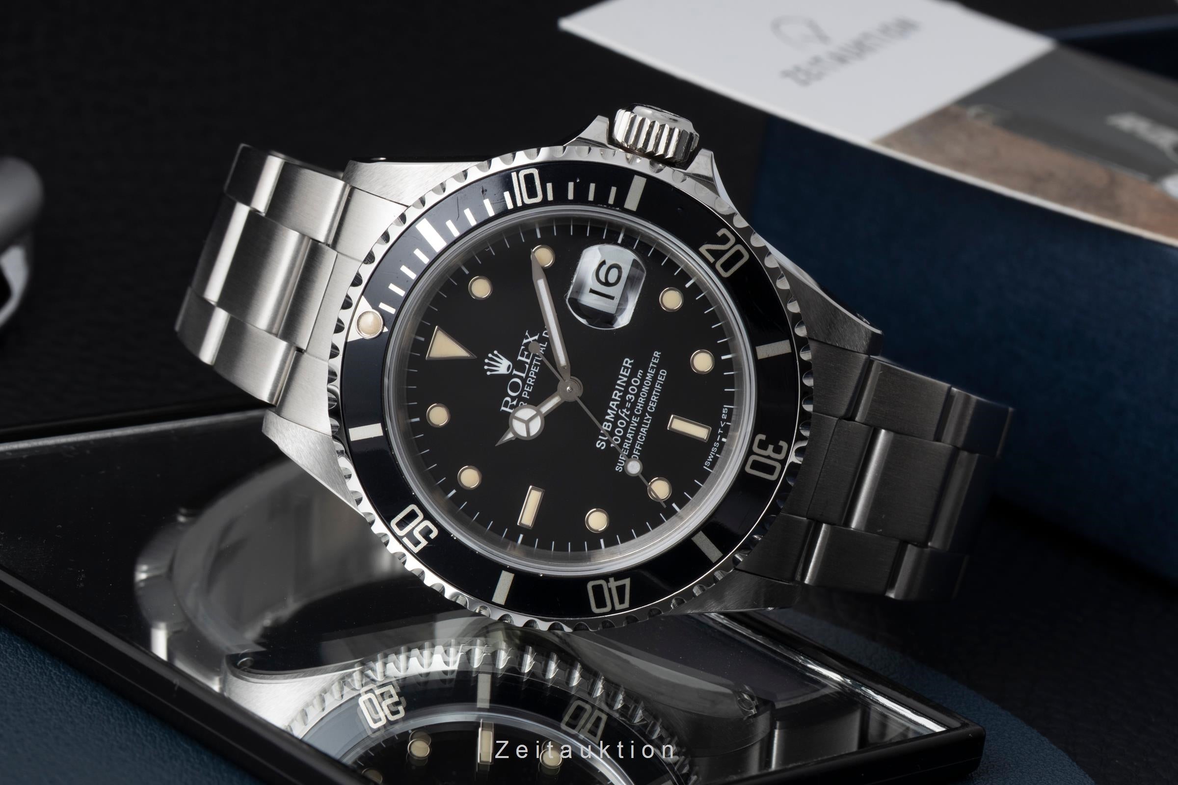 Rolex Submariner acero automático reloj para caballeros 16610  [2604638]
