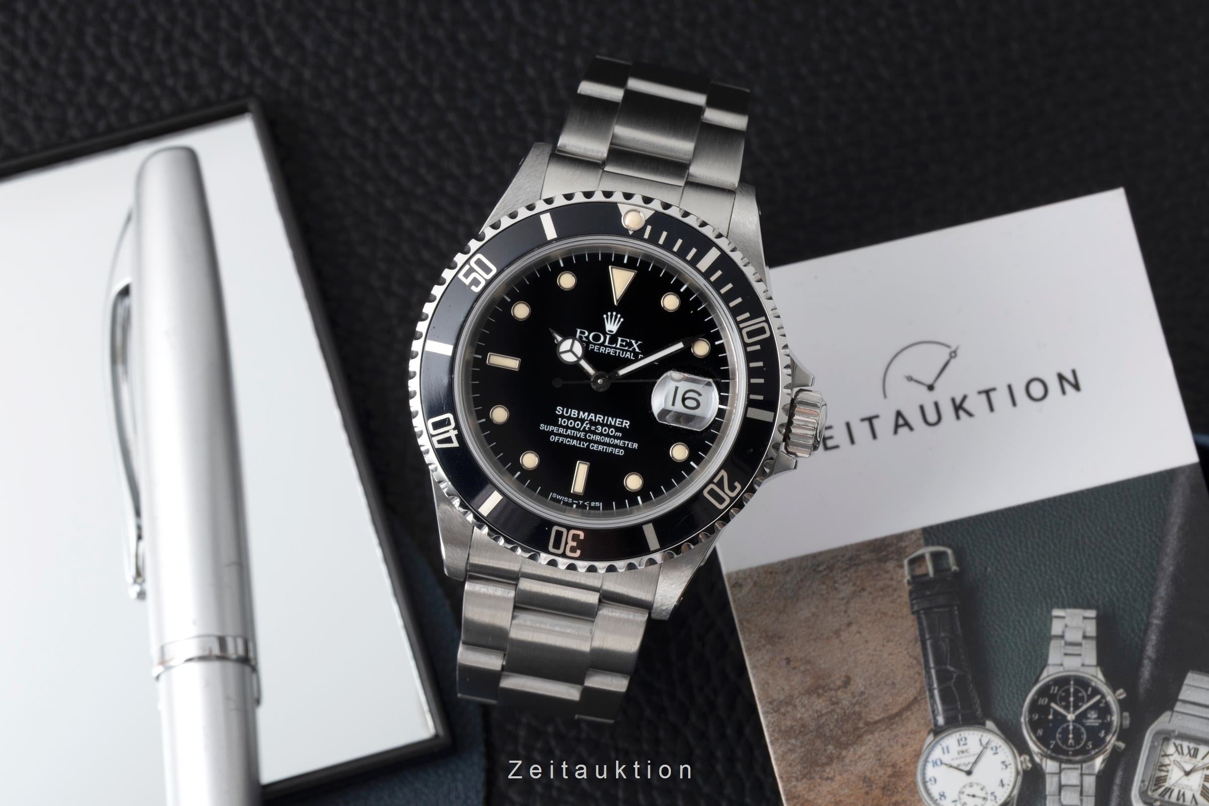 Rolex Submariner acero automático reloj para caballeros 16610  [2604638]
