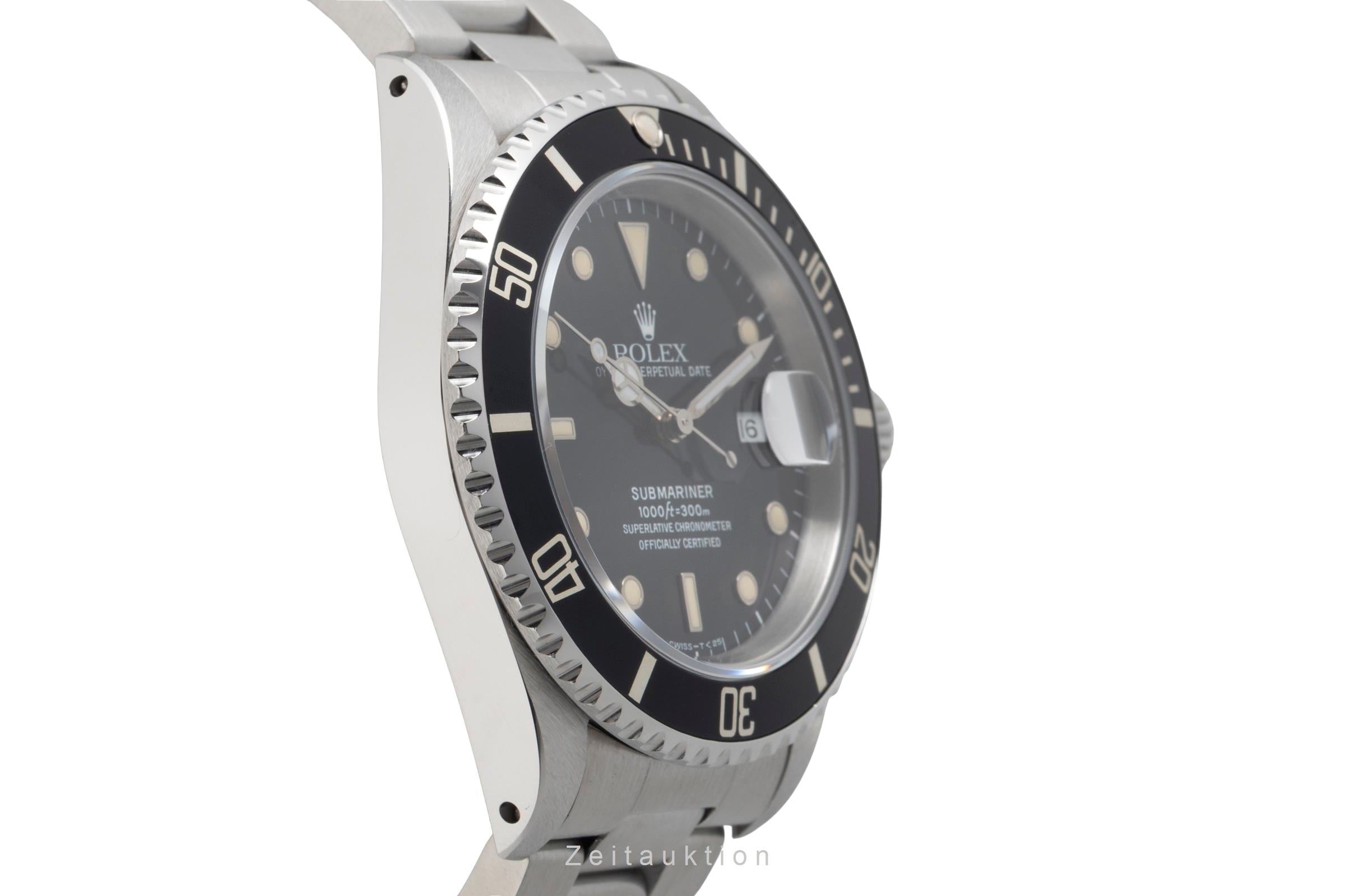 Rolex Submariner acero automático reloj para caballeros 16610  [2604638]
