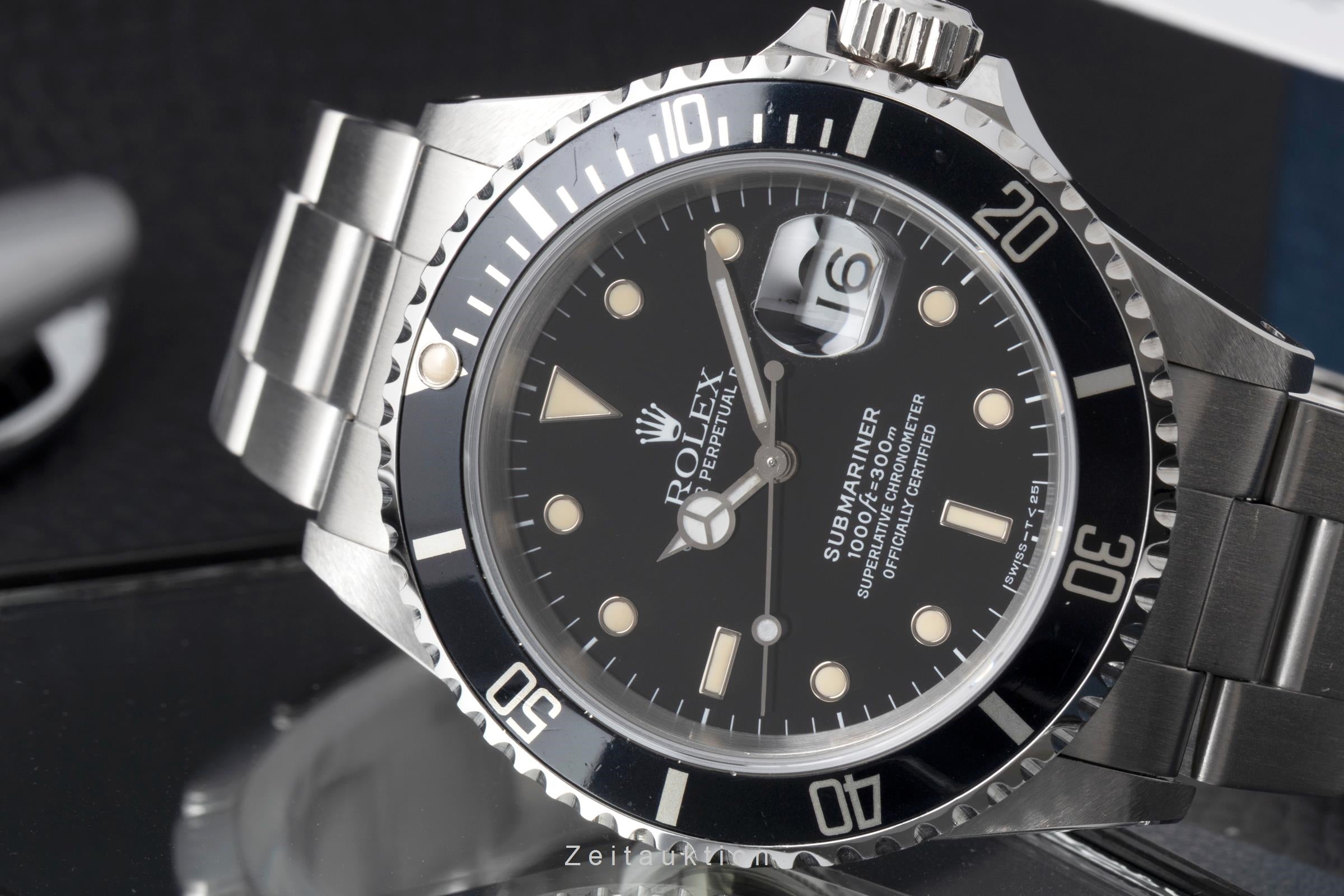 Rolex Submariner acero automático reloj para caballeros 16610  [2604638]