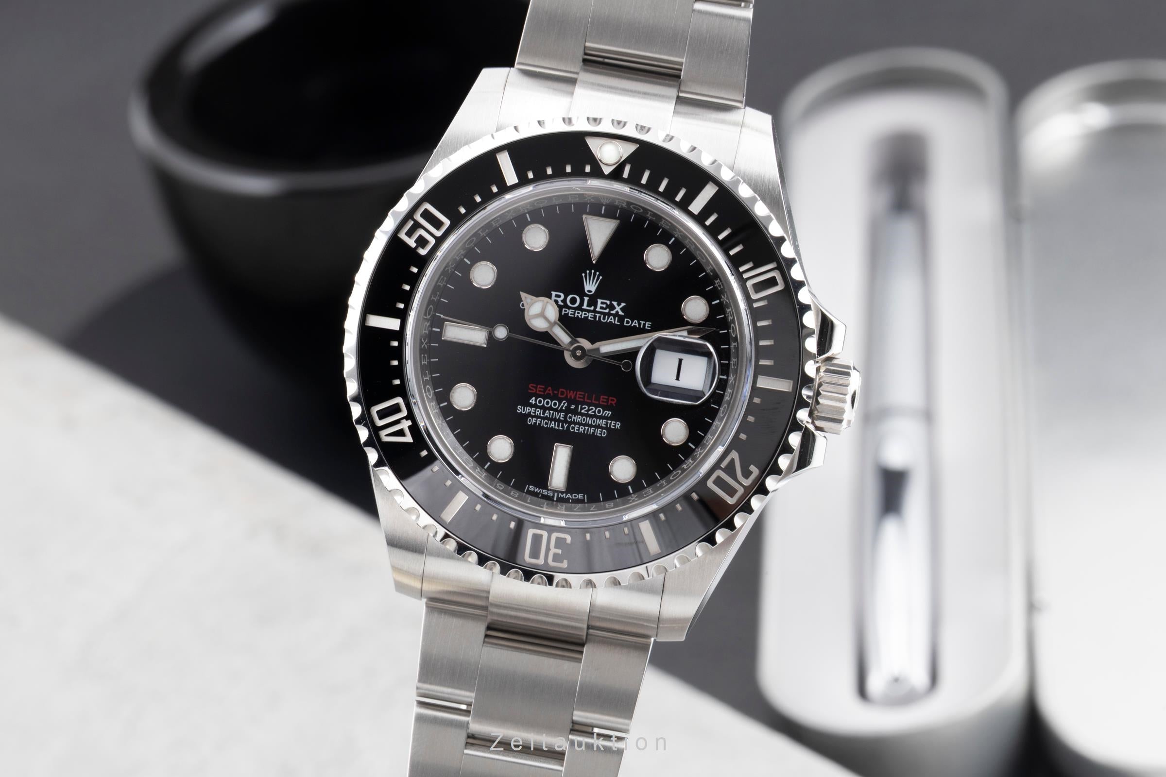 Rolex Sea-Dweller steel automatic men's watch 126600  [2604640]