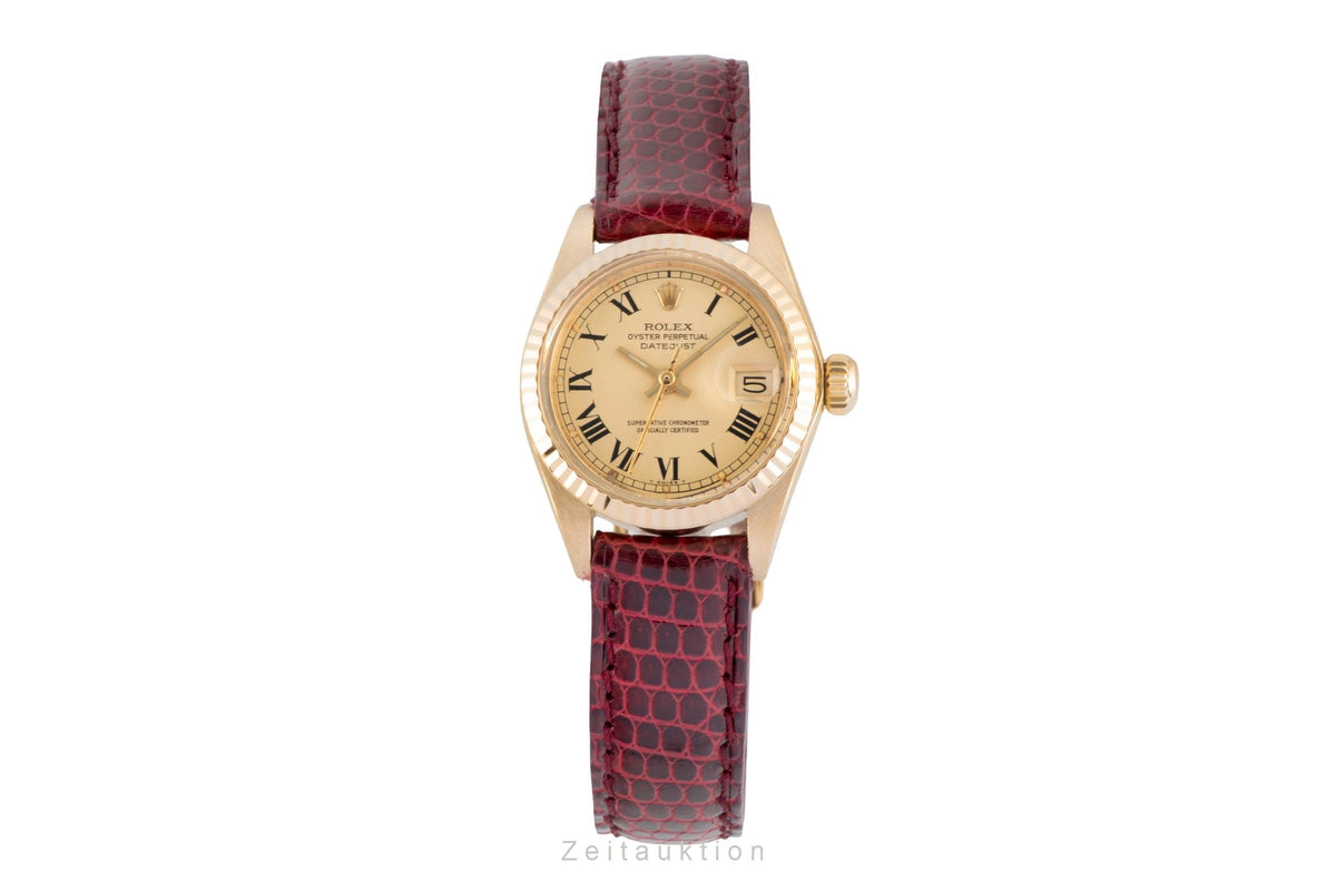 Rolex Lady Datejust 18K Gold (0,750) Automatik Damenuhr Ref. 6917 Klassiker [2604644]