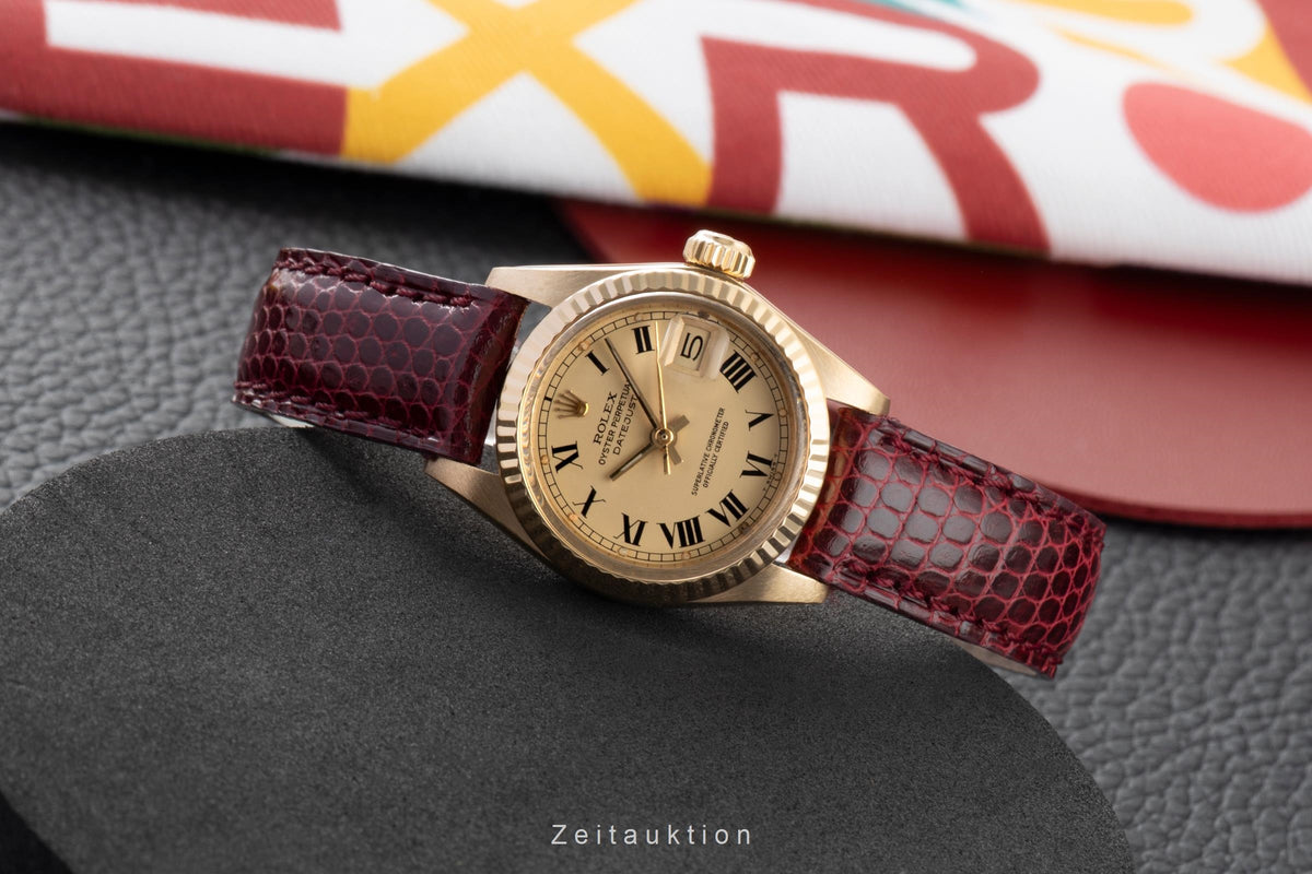 Rolex Lady Datejust 18K Gold (0,750) Automatik Damenuhr Ref. 6917 Klassiker [2604644]