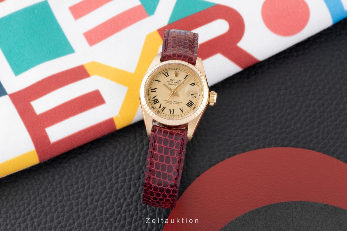 Rolex Lady Datejust 18K Gold (0,750) Automatik Damenuhr Ref. 6917 Klassiker [2604644]