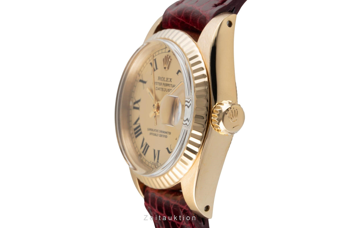 Rolex Lady Datejust 18K Gold (0,750) Automatik Damenuhr Ref. 6917 Klassiker [2604644]