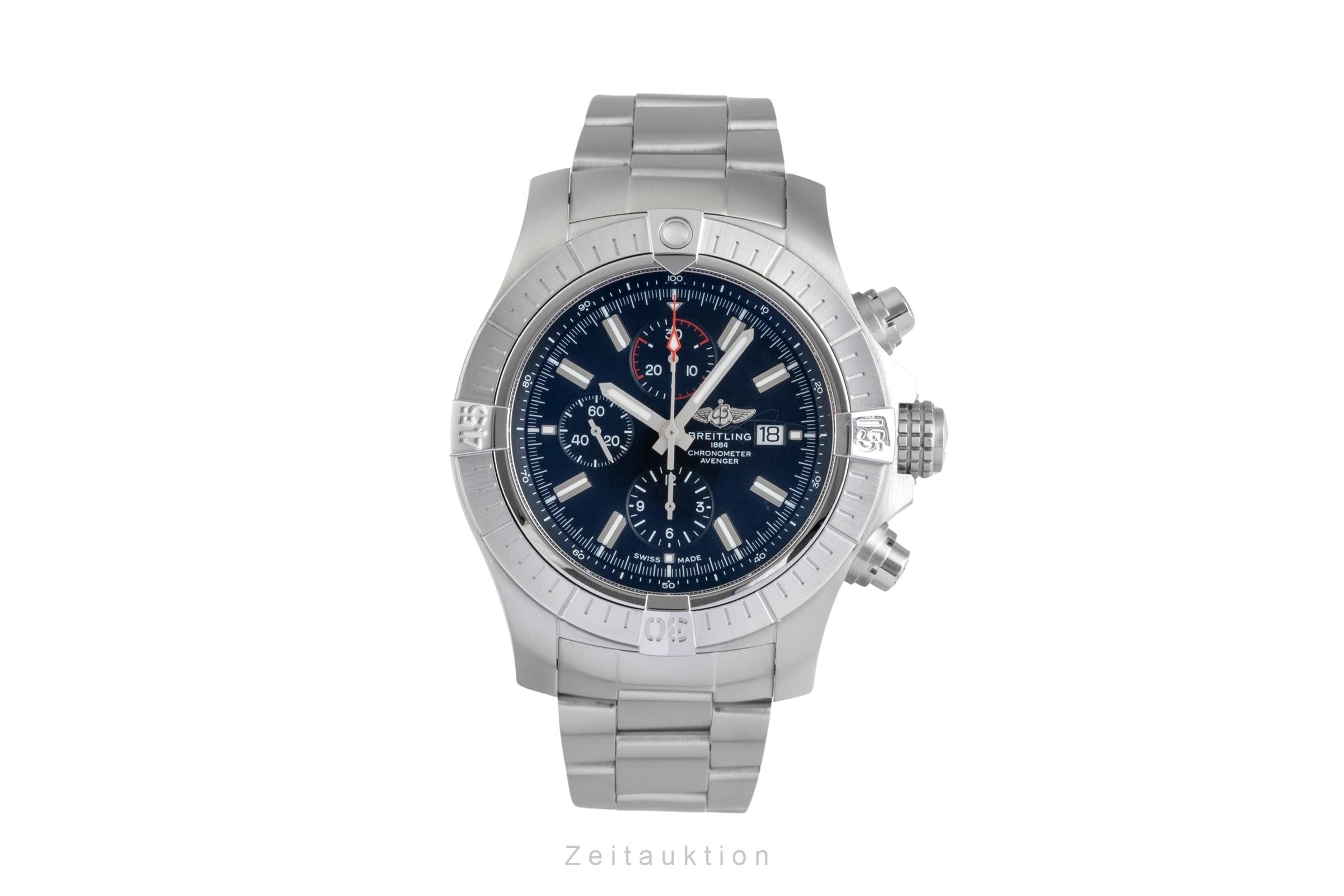 Breitling Super Avenger chronograph steel automatic men's watch A13375  [2604645]