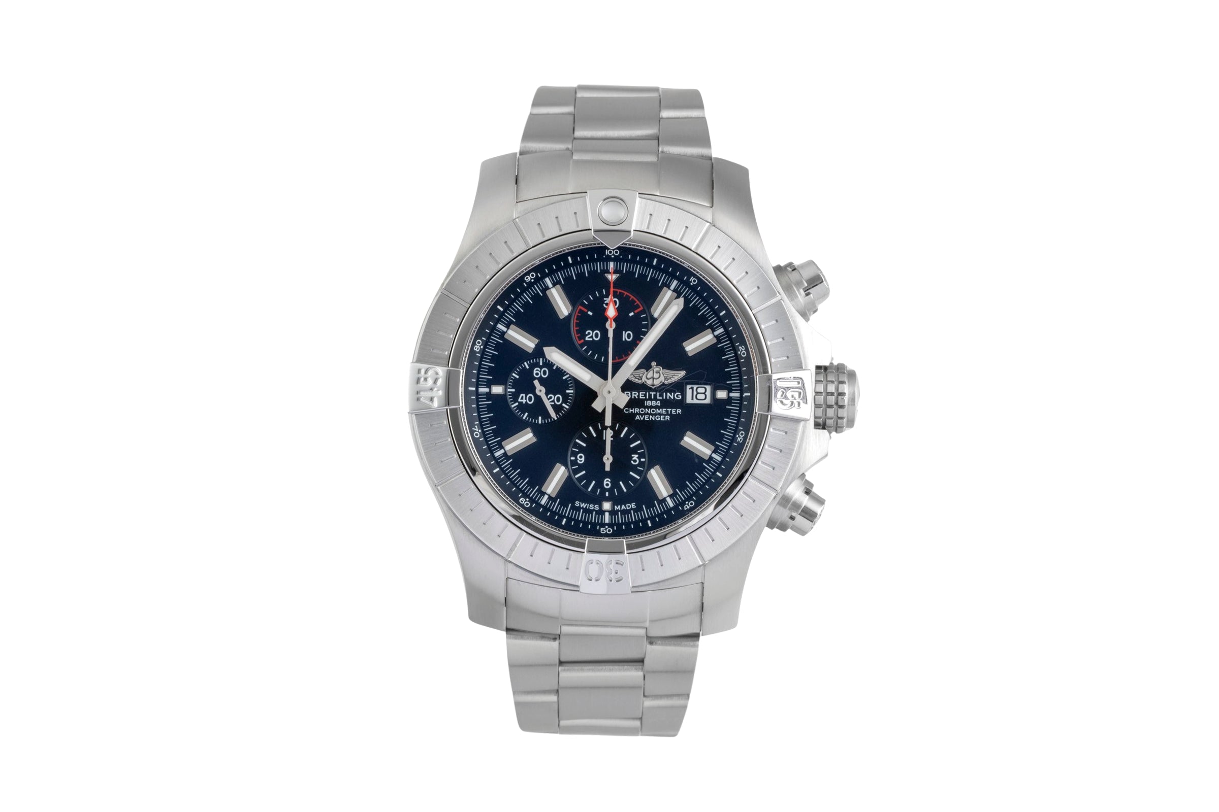 Breitling Super Avenger chronograph steel automatic men's watch A13375  [2604645]
