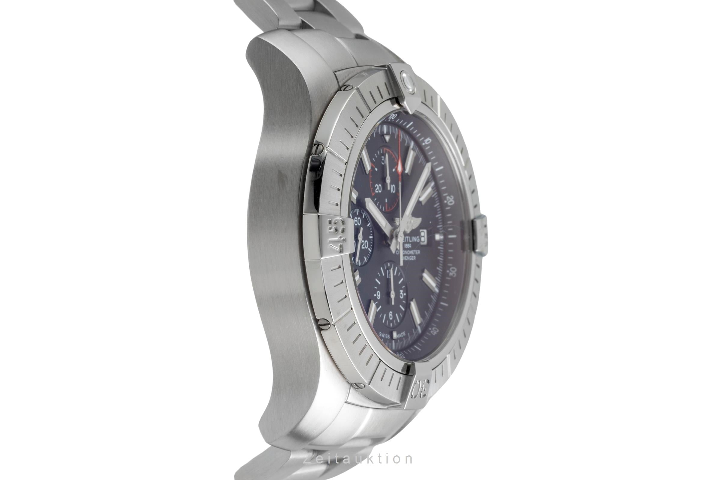Breitling Super Avenger chronograph steel automatic men's watch A13375  [2604645]